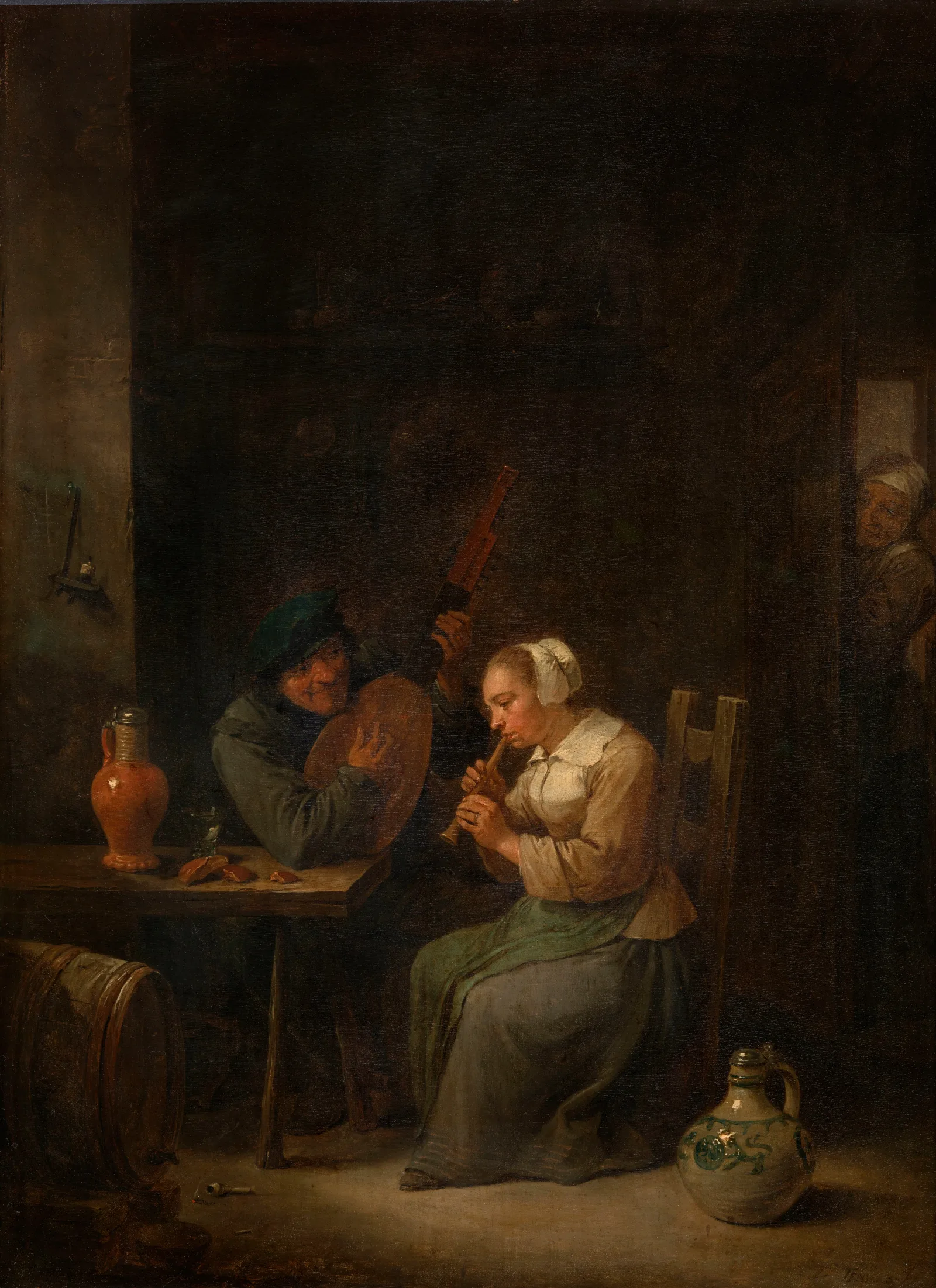 Duet Wall Art by David Teniers The Younger - Canvas Print
