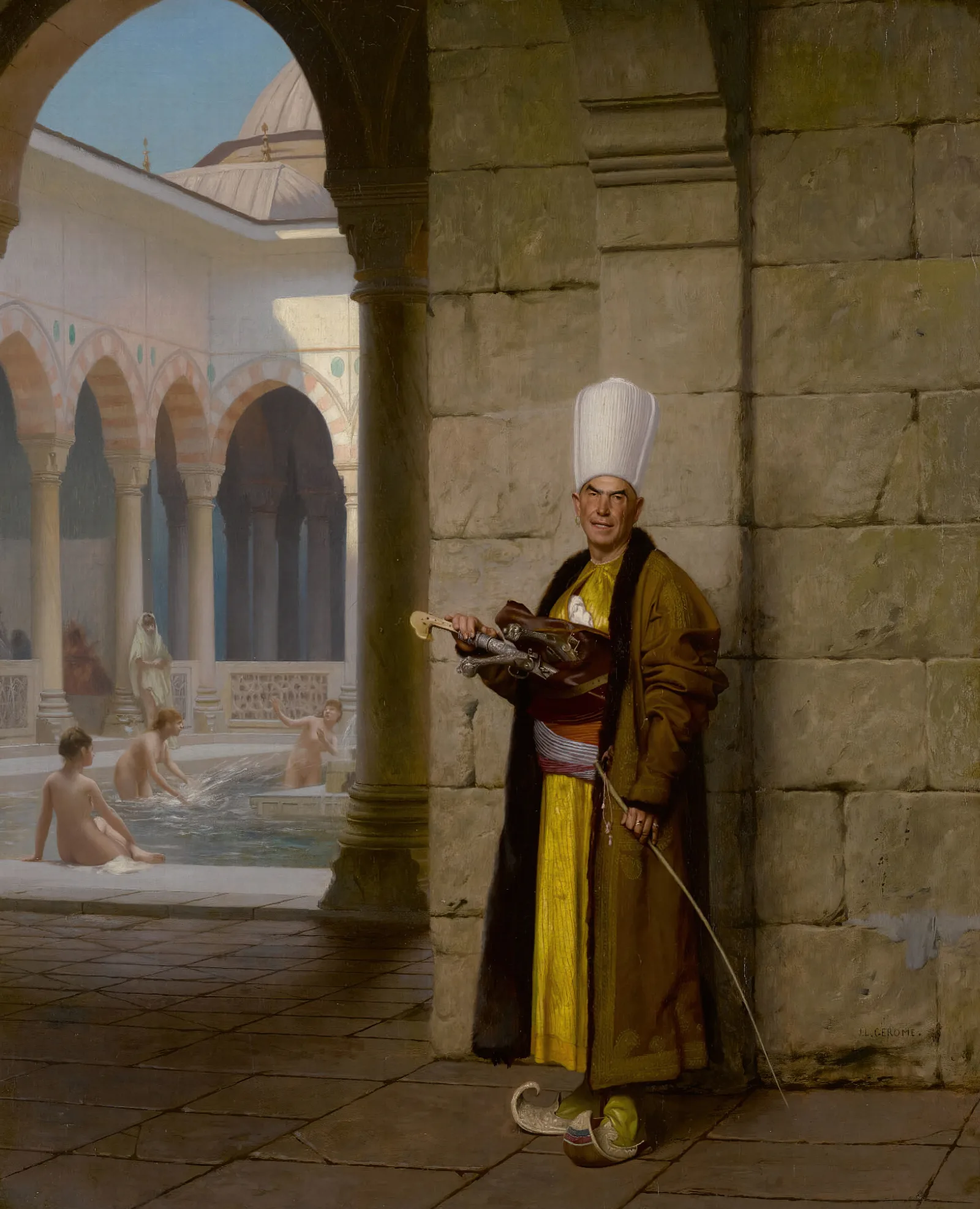 The Grand White Eunuch Wall Art by Jean-Léon Gérôme - Canvas Print