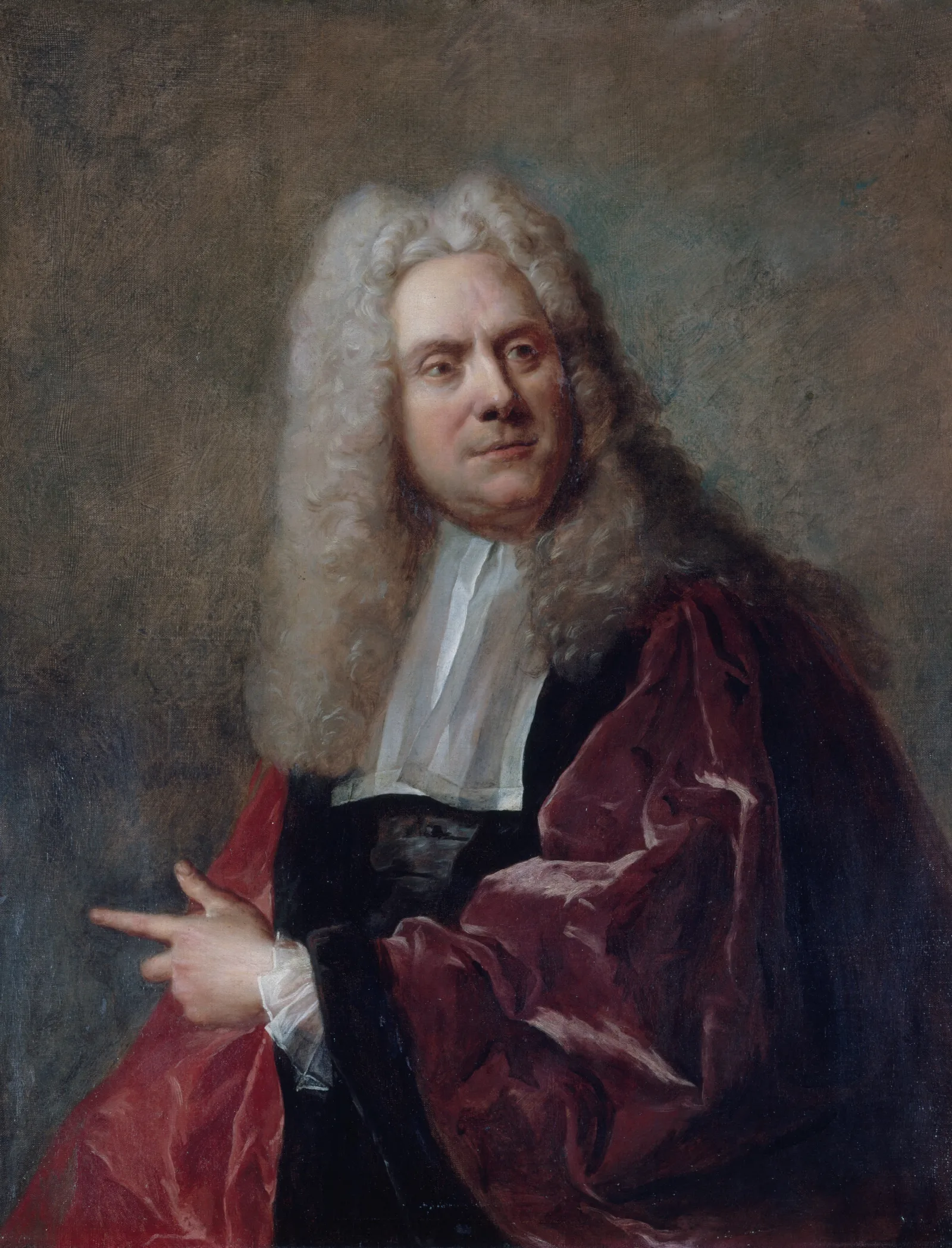 Portrait Dun Echevin Wall Art by Jean-François de Troy - Canvas Print