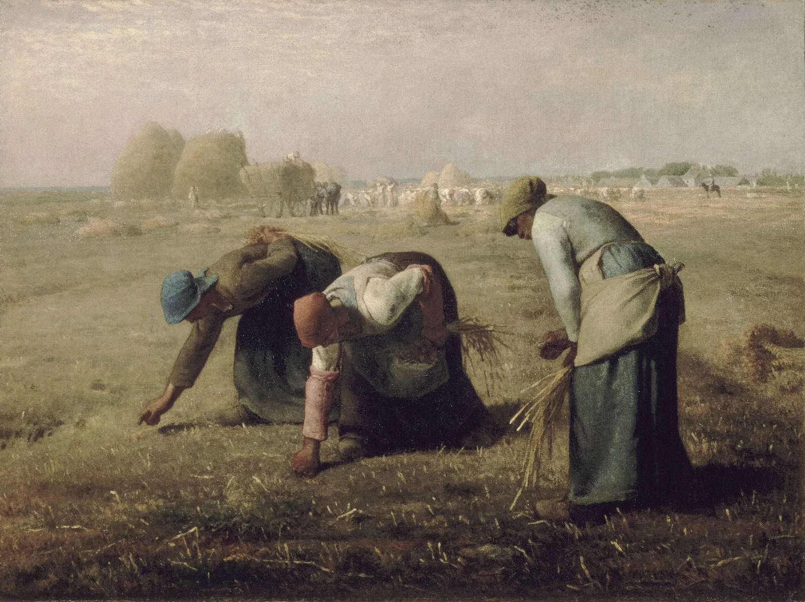 Gleaners Wall Art by Jean-François Millet - Canvas Print