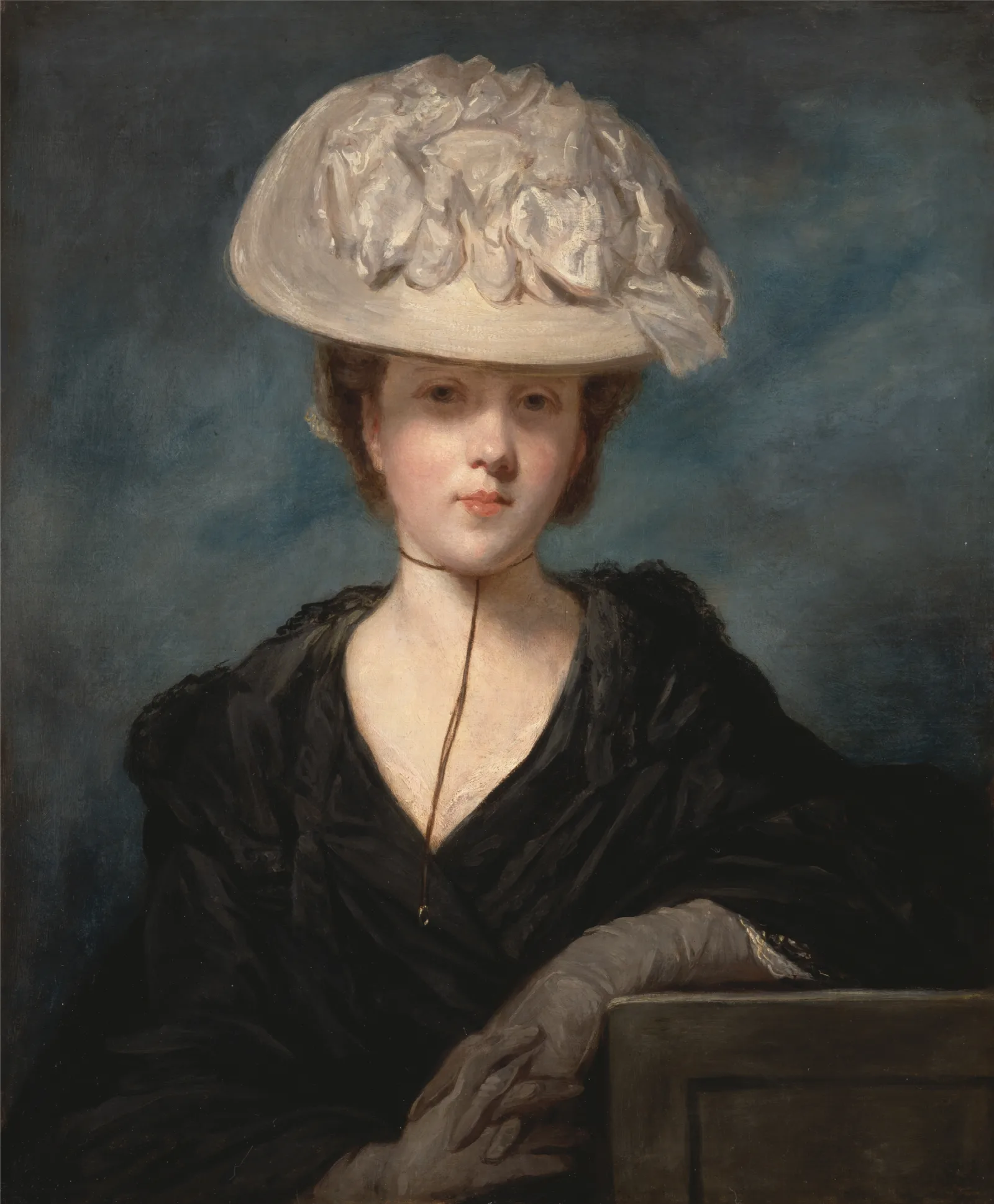 Miss Mary Hickey Wall Art by Sir Joshua Reynolds - Canvas Print