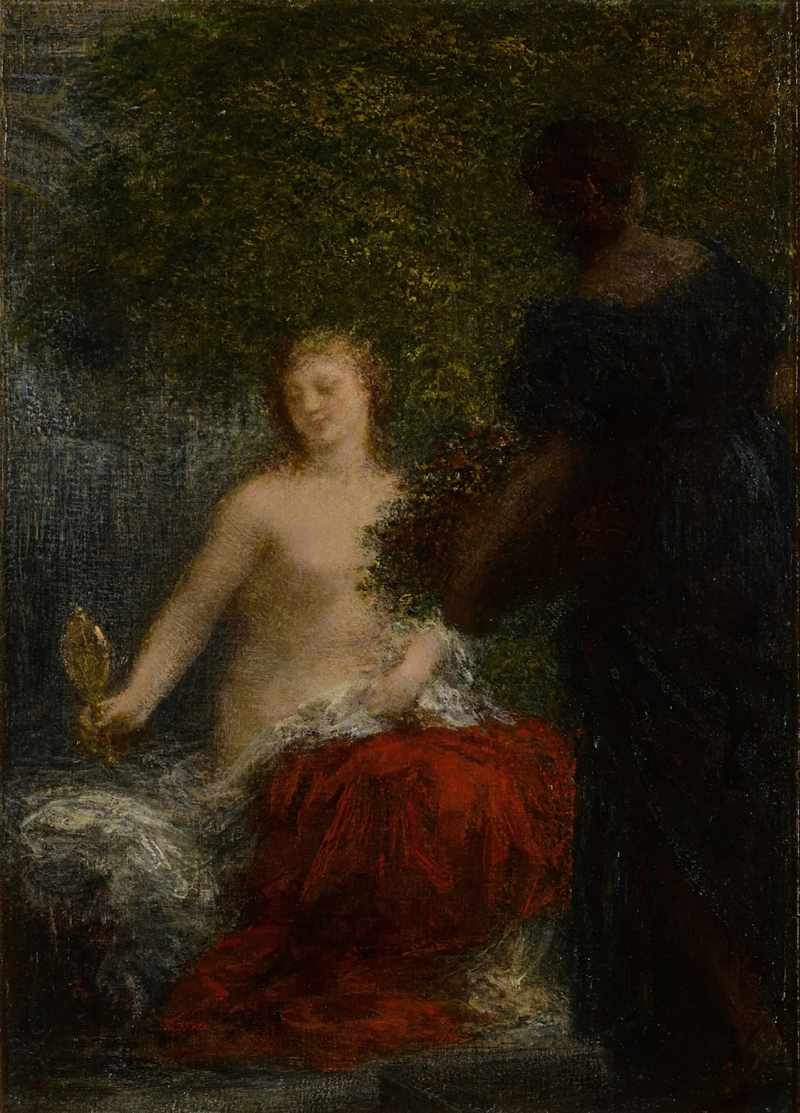 Femme A Sa Toilette 5 Wall Art by Henri Fantin-Latour - Canvas Print