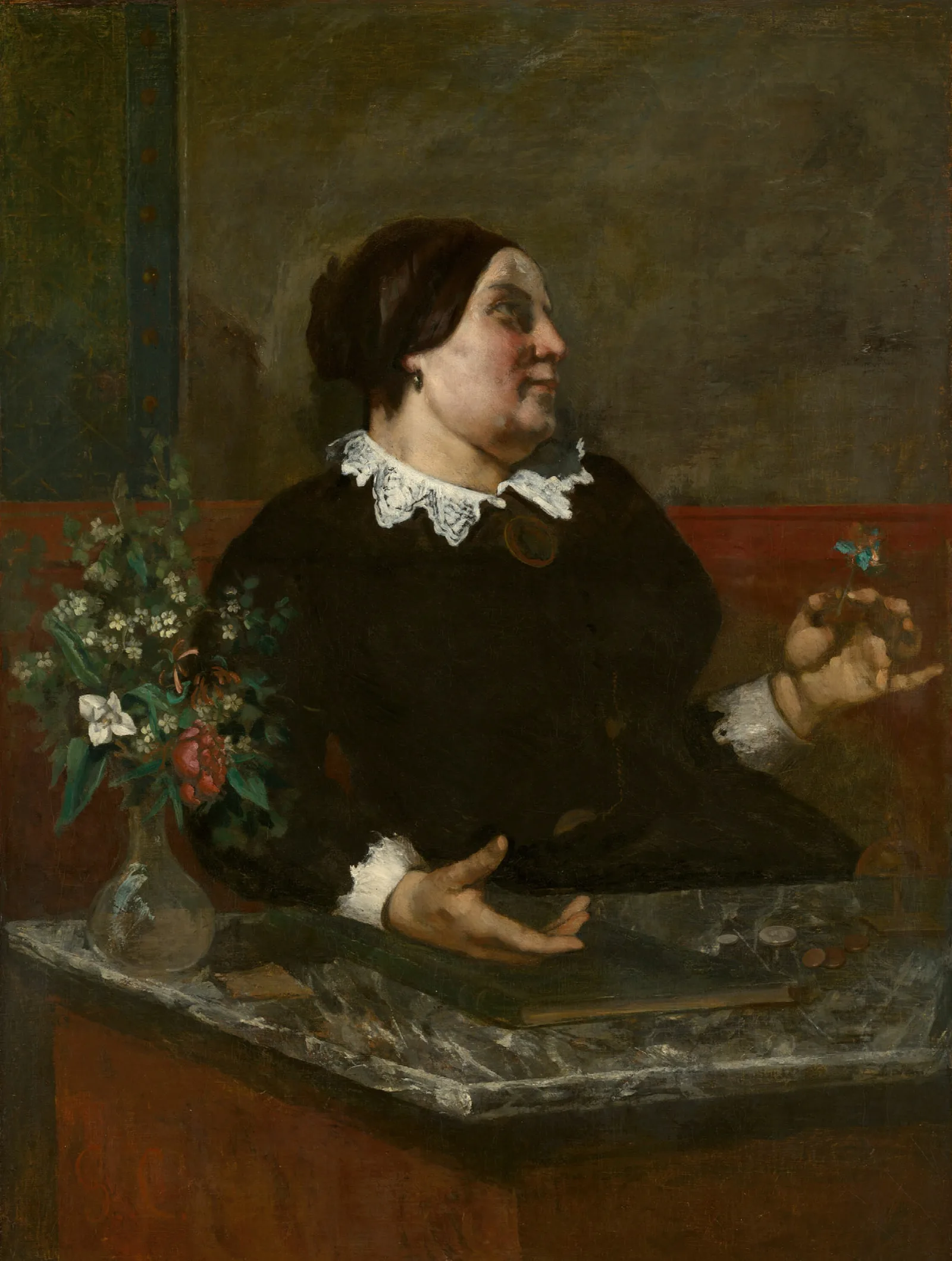 Mere Gregoire Wall Art by Gustave Courbet - Canvas Print