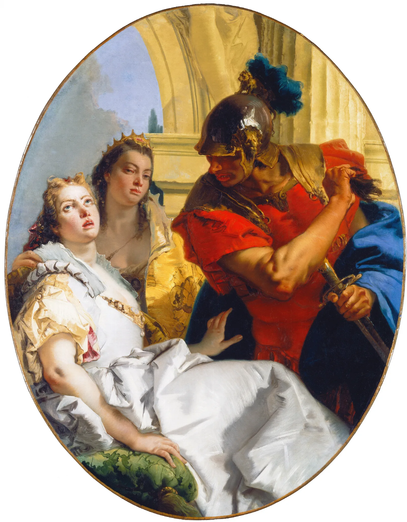 Scene From Ancient History 3 Wall Art by Giovanni Battista Tiepolo - Canvas Print