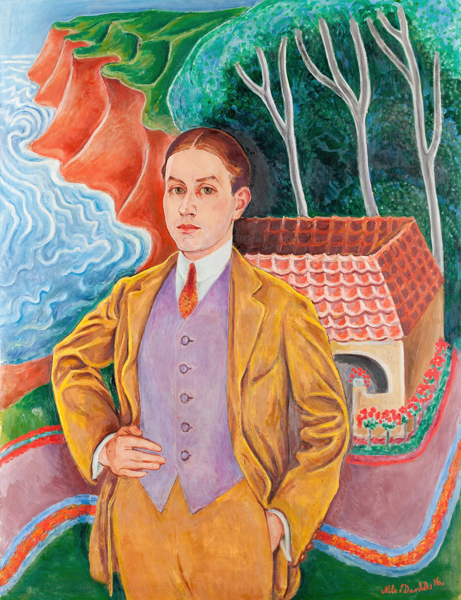 Rolf De Mare 1888 1964 Wall Art by Nils Dardel - Canvas Print