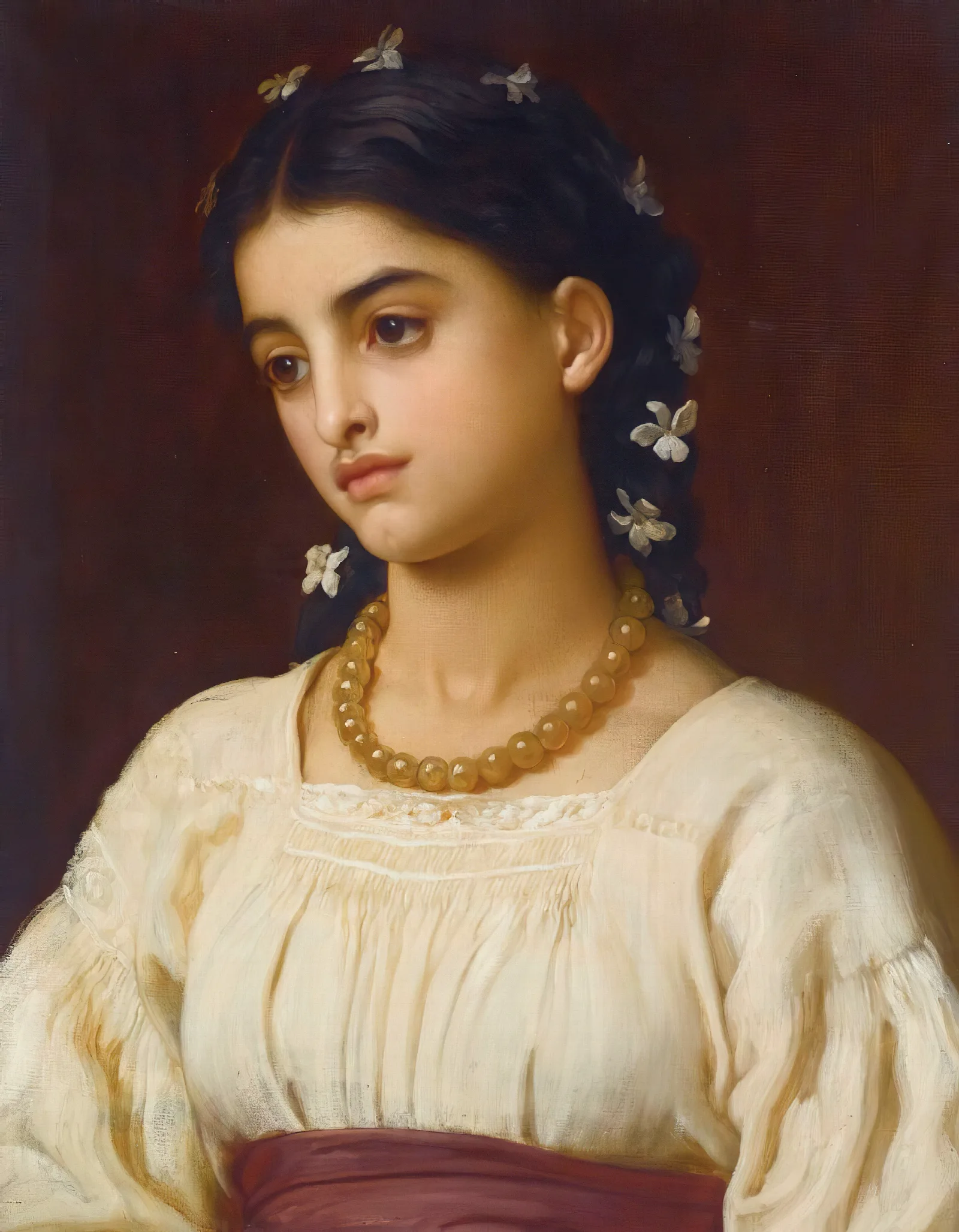 Catarina Gigapixel Wall Art by Frederic Leighton - Canvas Print