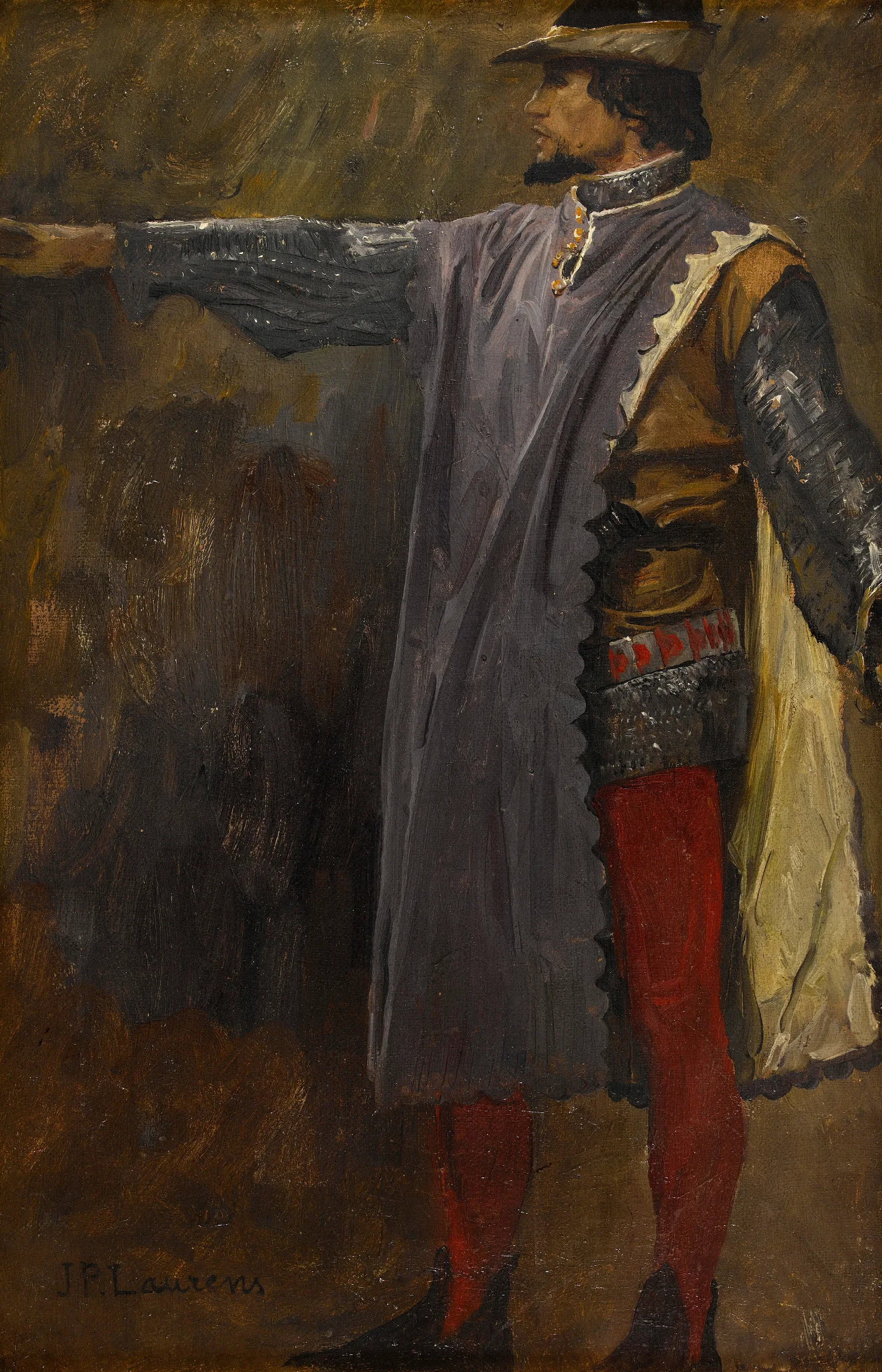 Etienne Marcel Protects The Dauphin Wall Art by Jean-Paul Laurens - Canvas Print