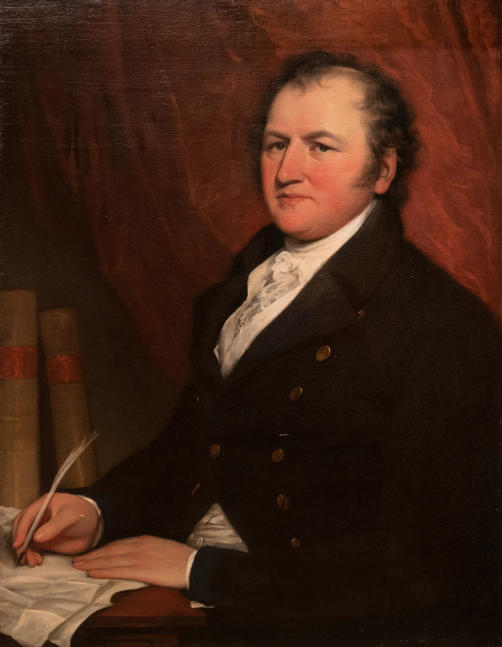 Robert Lenox 1759 1839 Wall Art by John Trumbull - Canvas Print