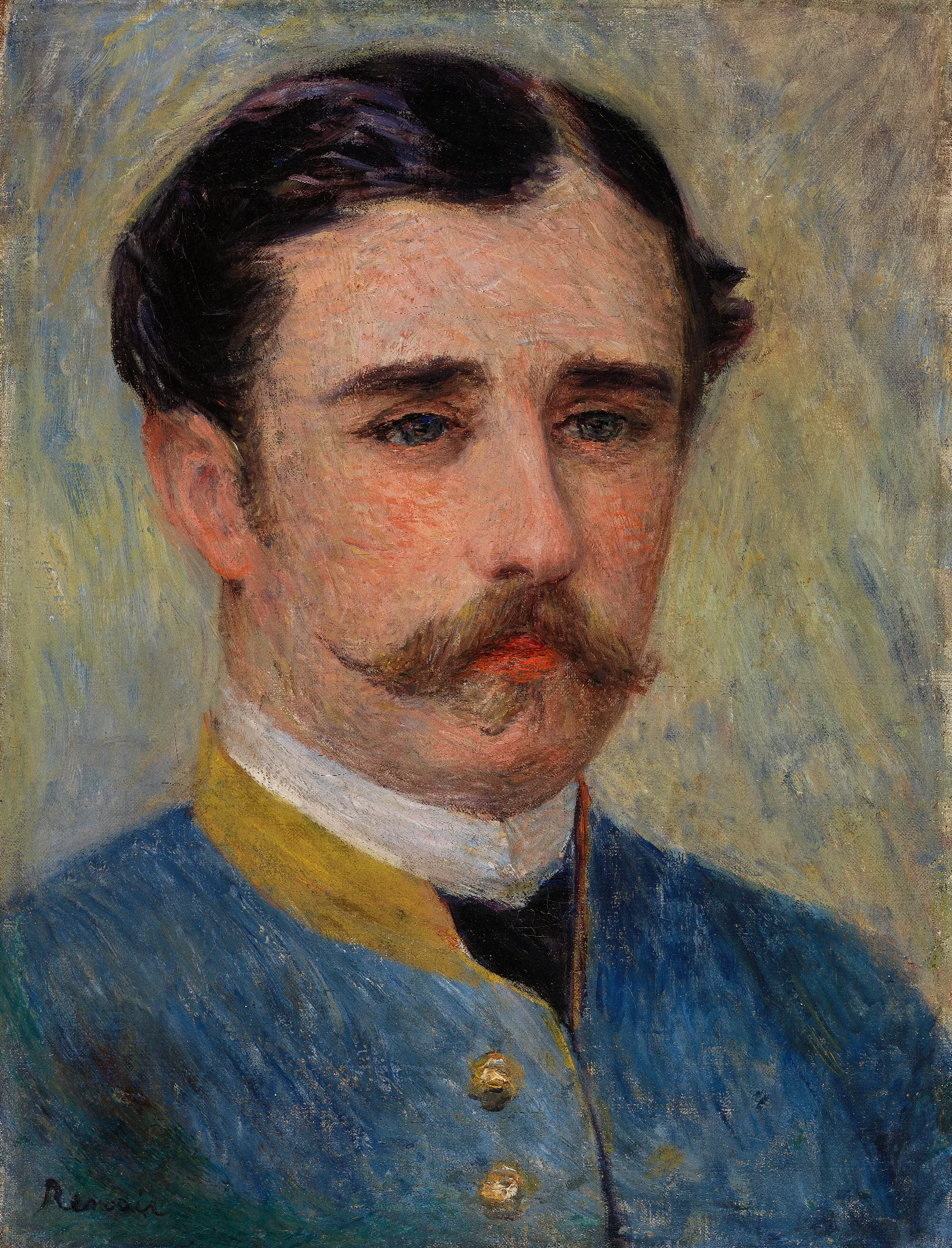 Portrait Of A Man Monsieur Charpentier Wall Art by Pierre-Auguste Renoir - Canvas Print
