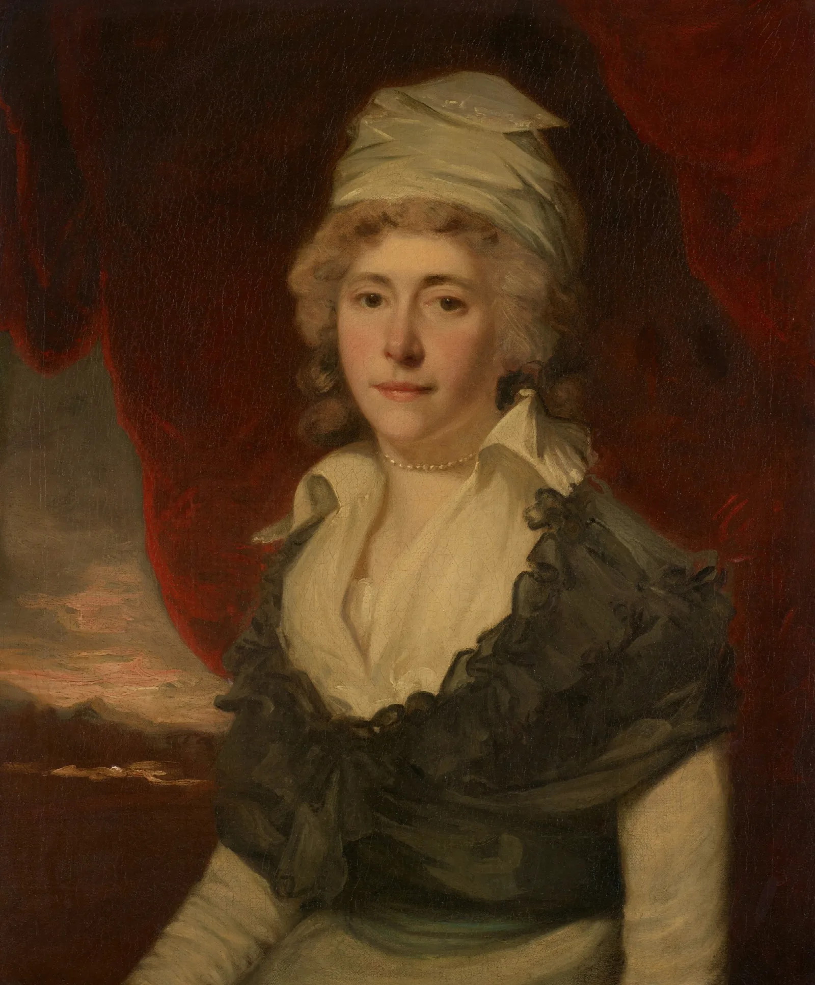 Mrs Moncrieff Wall Art by John Hoppner - Canvas Print