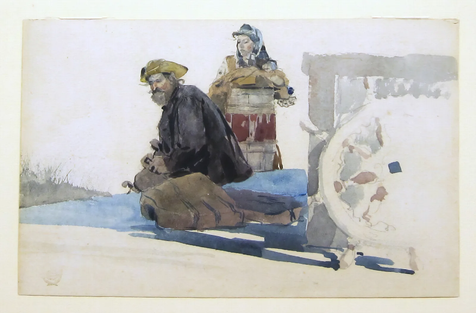 Deck Passengers Wall Art by Winslow Homer - Canvas Print