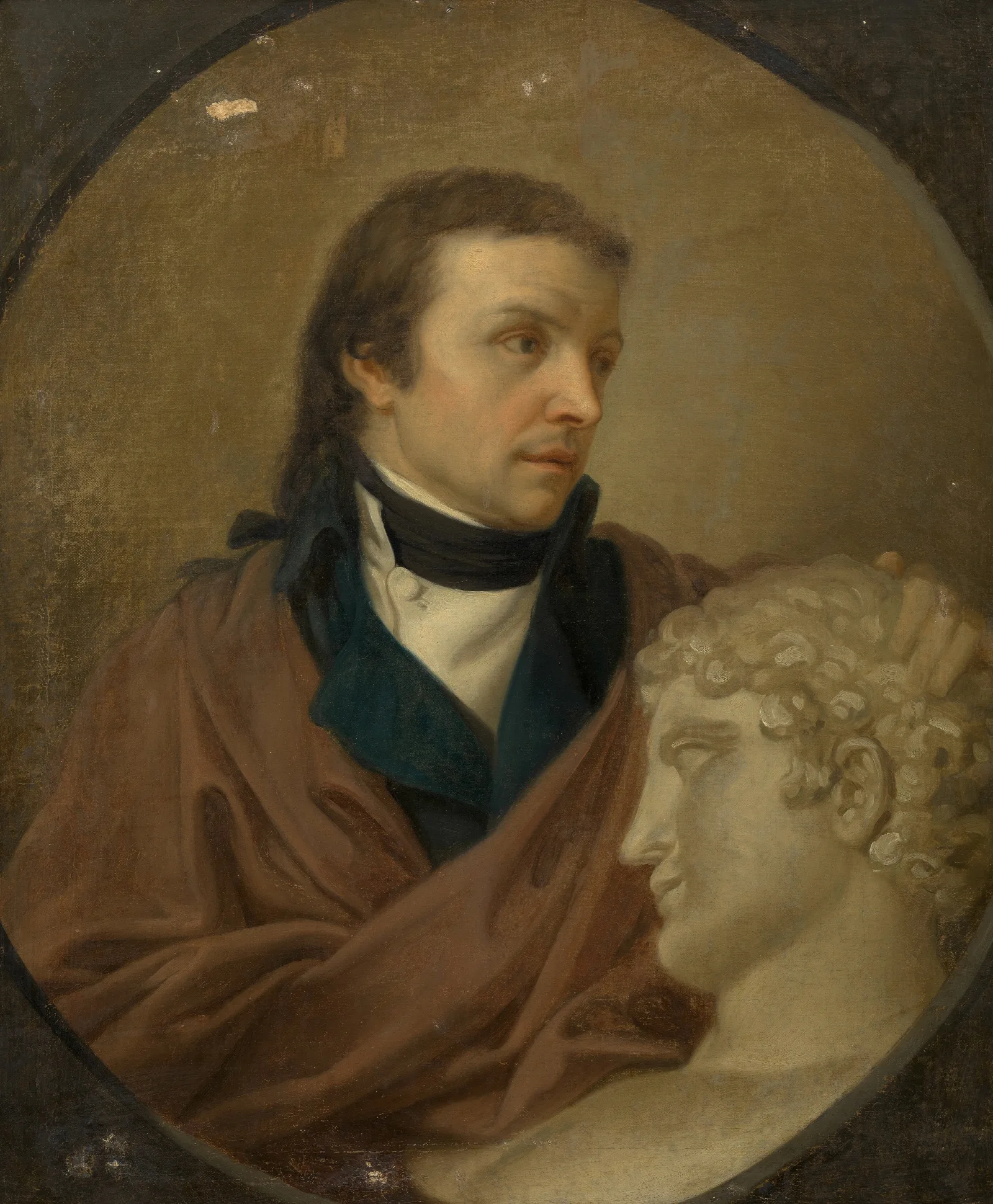 Josef Klieber Bildhauer Wall Art by Johann Baptist von Lampi the Elder - Canvas Print