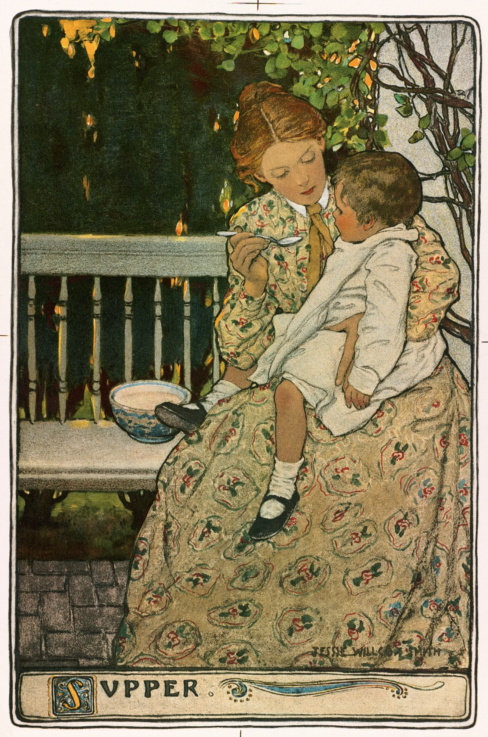 Supper Wall Art by Jessie Willcox Smith - Canvas Print