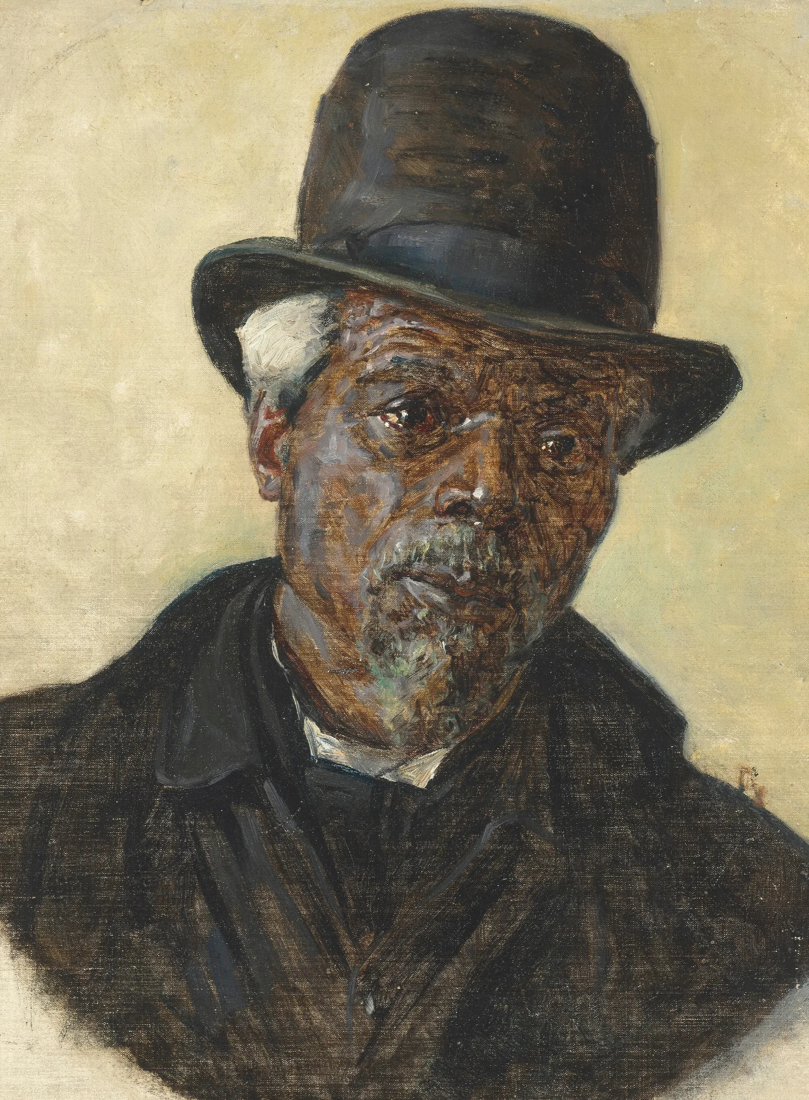 Study For Beggar In Washington Wall Art by Vasily Vereshchagin - Canvas Print