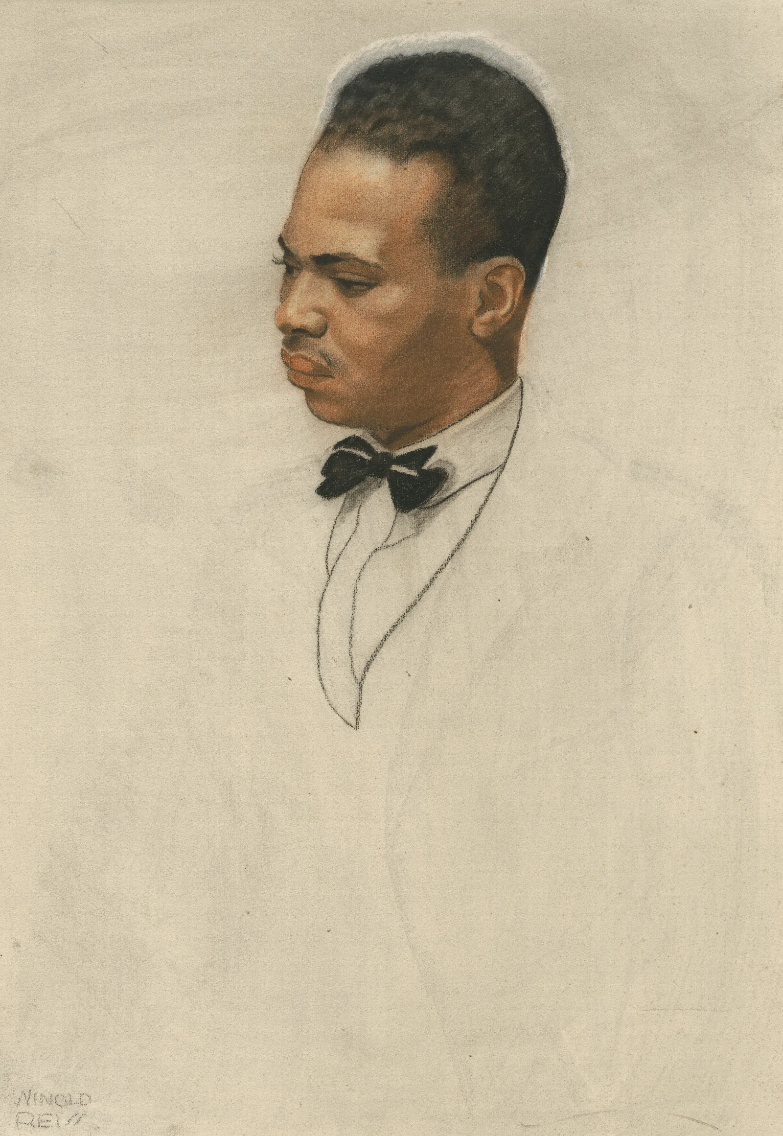 Countee Cullen Wall Art by Winold Reiss - Canvas Print