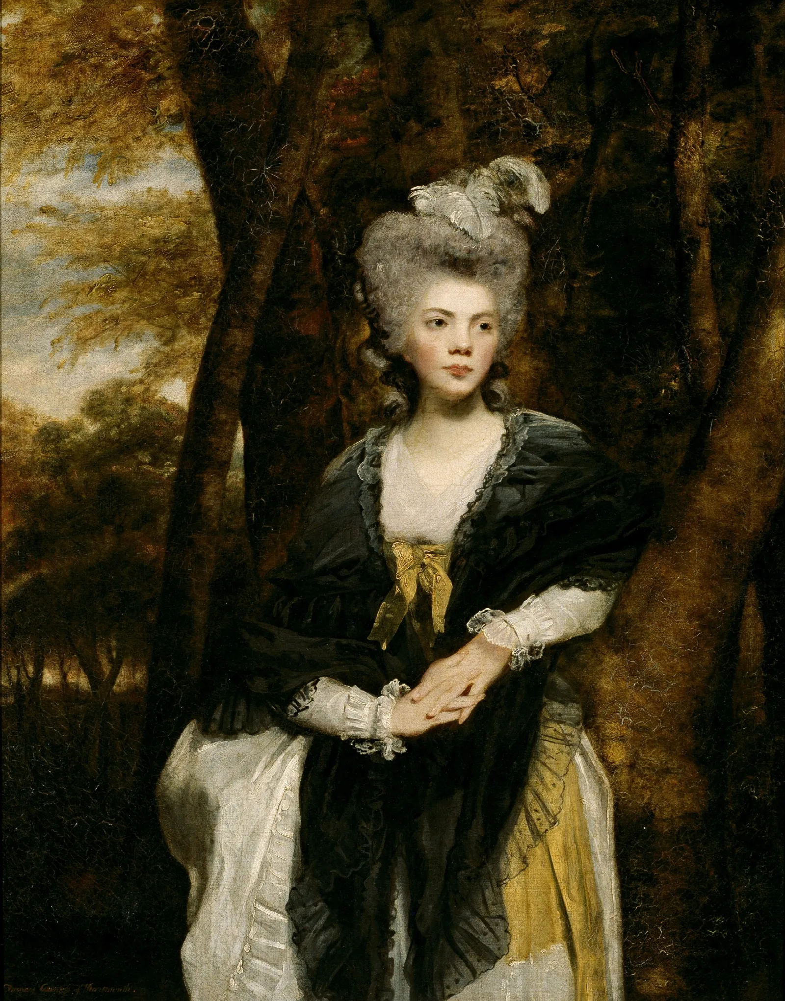 Lady Frances Finch Wall Art by Sir Joshua Reynolds - Canvas Print
