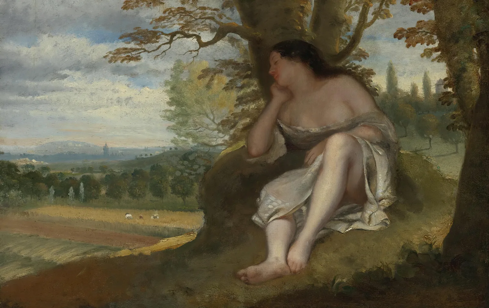 La Sieste Wall Art by Gustave Courbet - Canvas Print