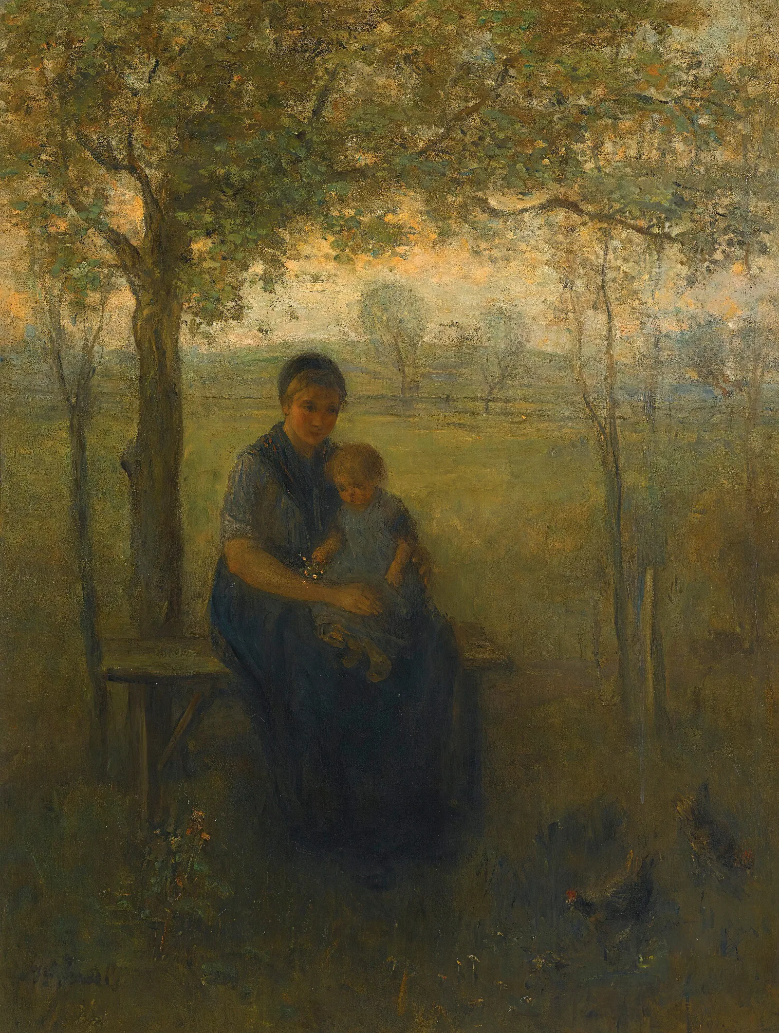 The Madonna Of Drenthe Wall Art by Jozef Israëls - Canvas Print