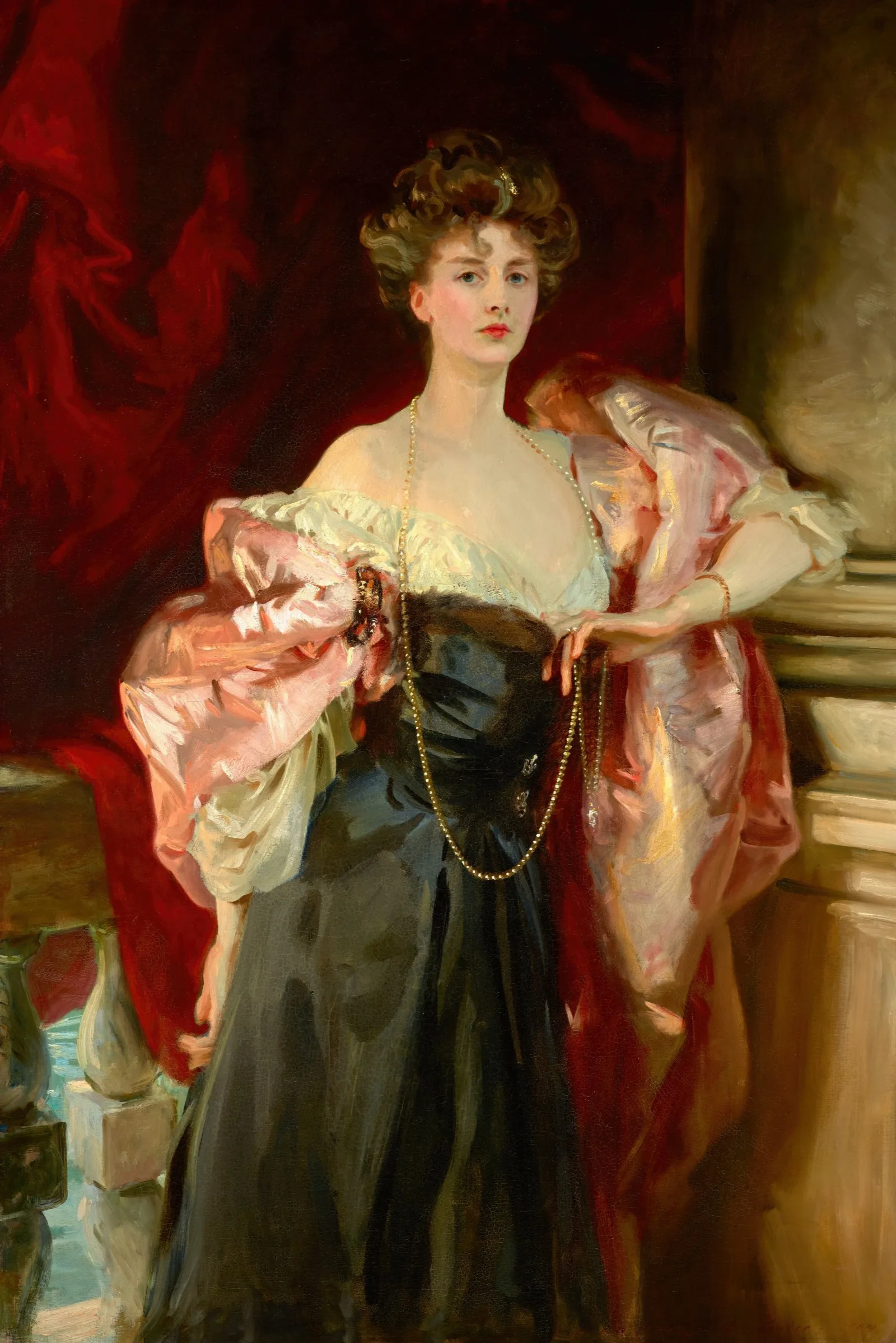 Lady Helen Vincent Viscountess Dabernon Wall Art by John Singer Sargent - Canvas Print