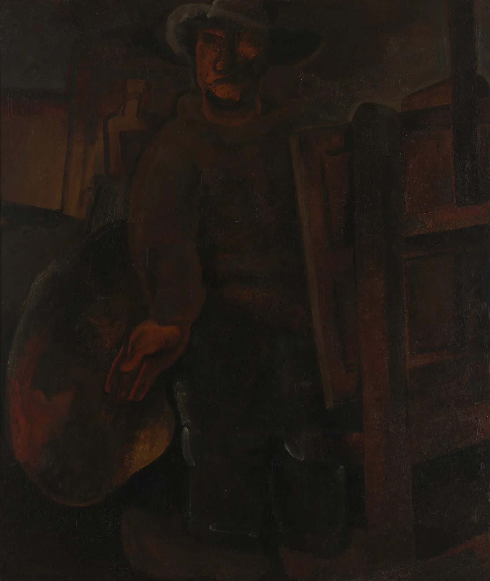 Zelfportret 9 Wall Art by Constant Permeke - Canvas Print