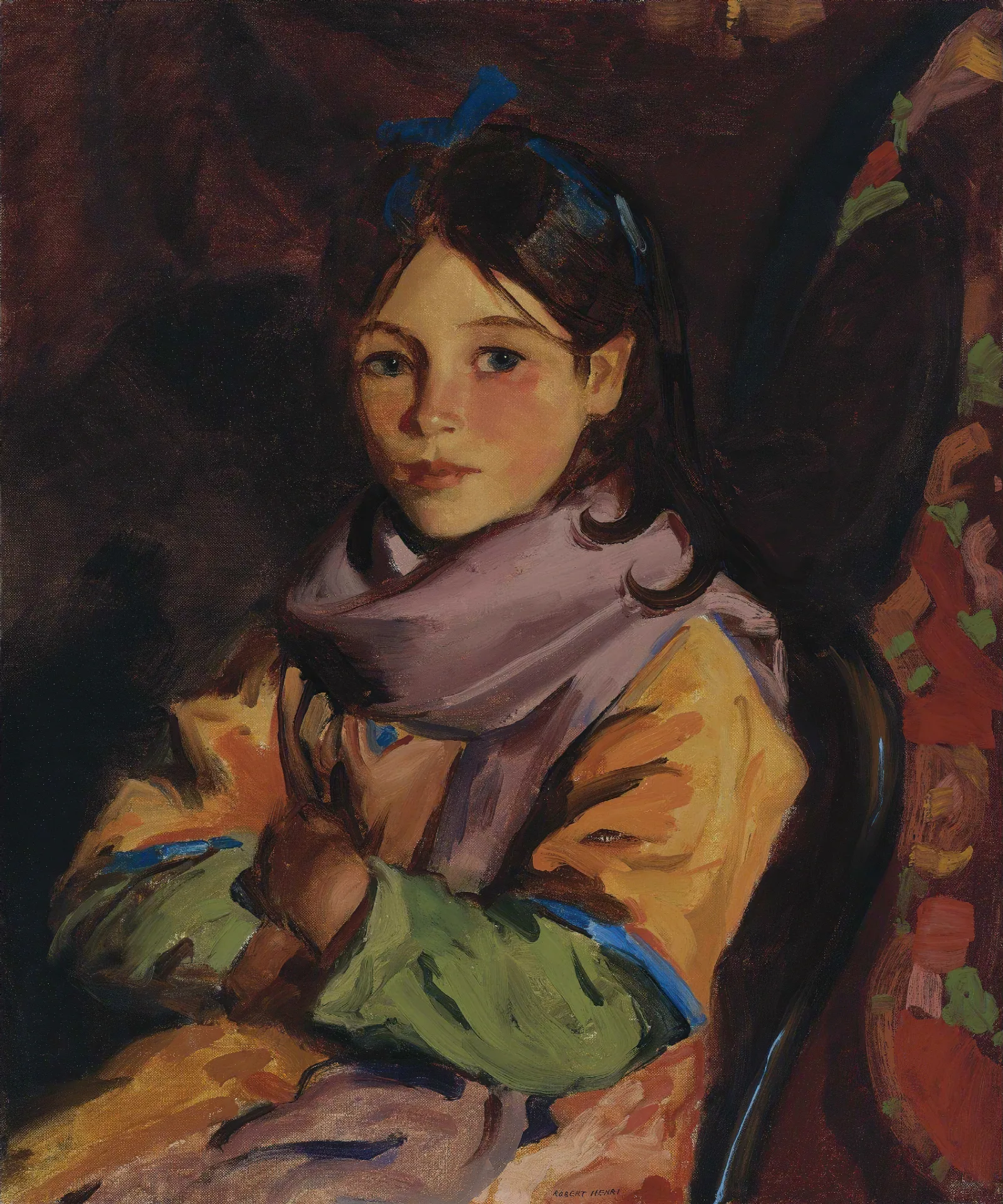 Mary Agnes Wall Art by Robert Henri - Canvas Print