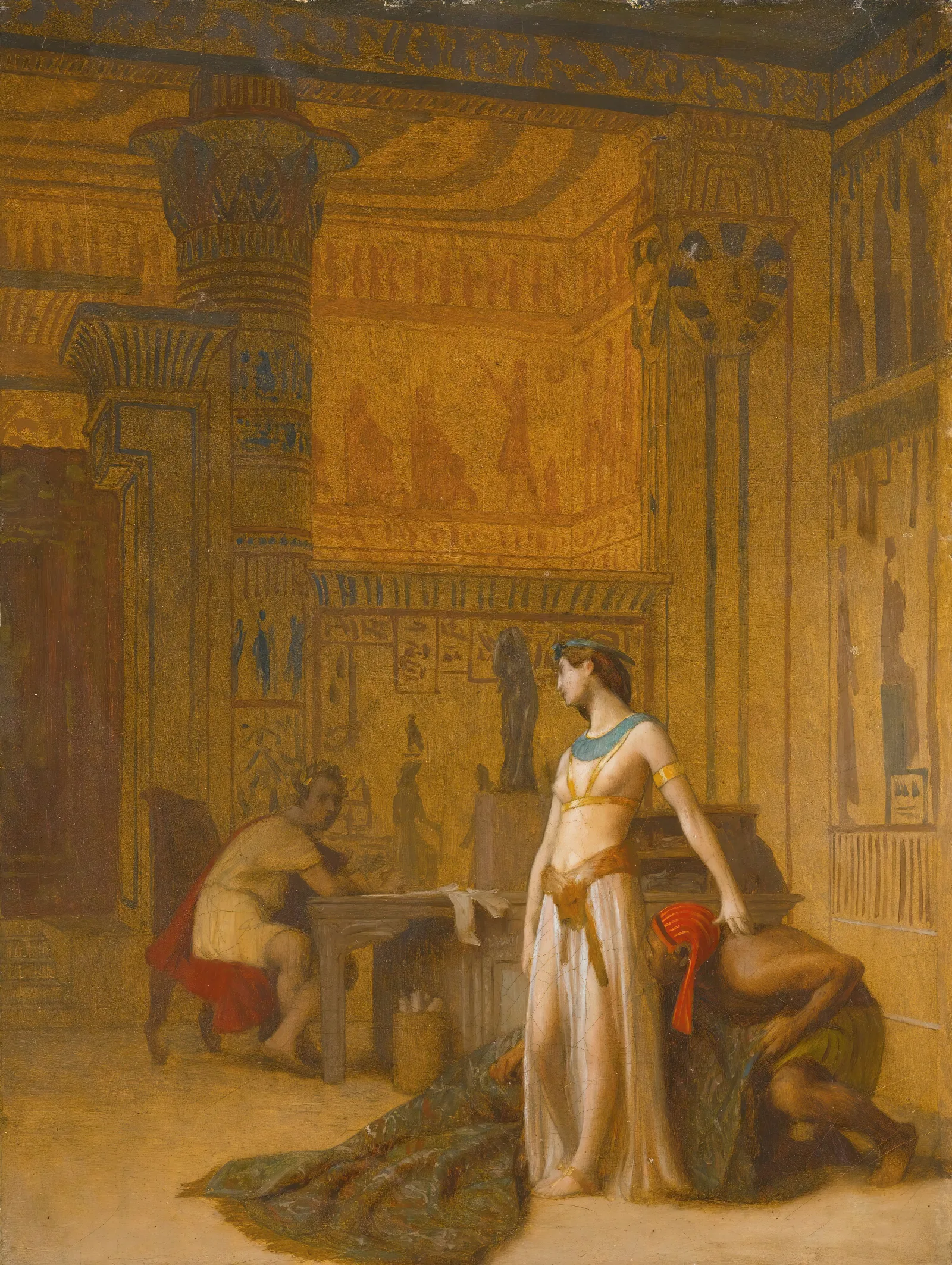 Cleopatre Et Cesar Wall Art by Jean-Léon Gérôme - Canvas Print