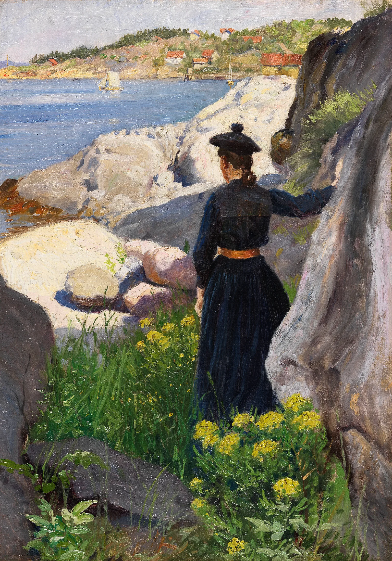 On The Coast Wall Art by Paul Fischer - Canvas Print
