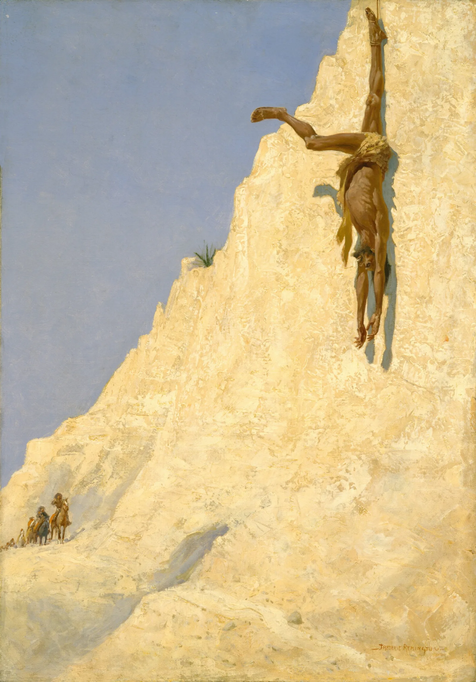 The Transgressor Wall Art by Frederic Remington - Canvas Print