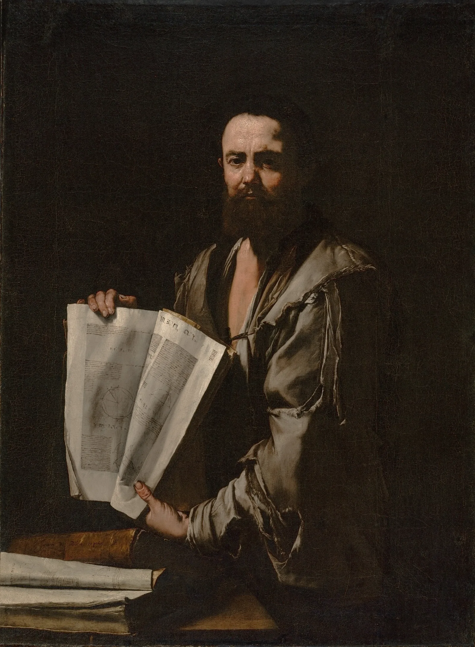 Euclid Wall Art by Jusepe de Ribera - Canvas Print