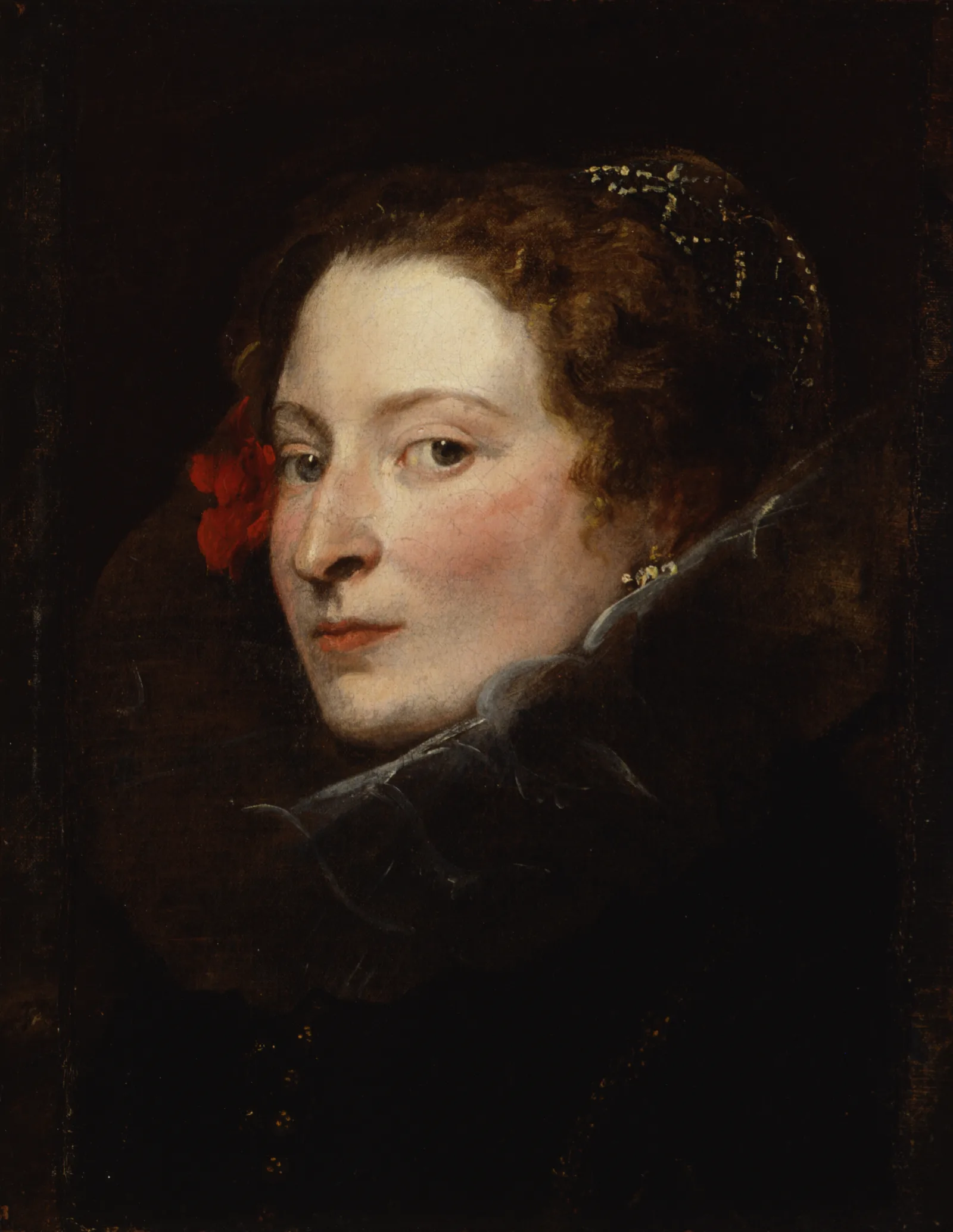 Marchesa Elena Grimaldi Cattaneo 2 Wall Art by Anthony van Dyck - Canvas Print