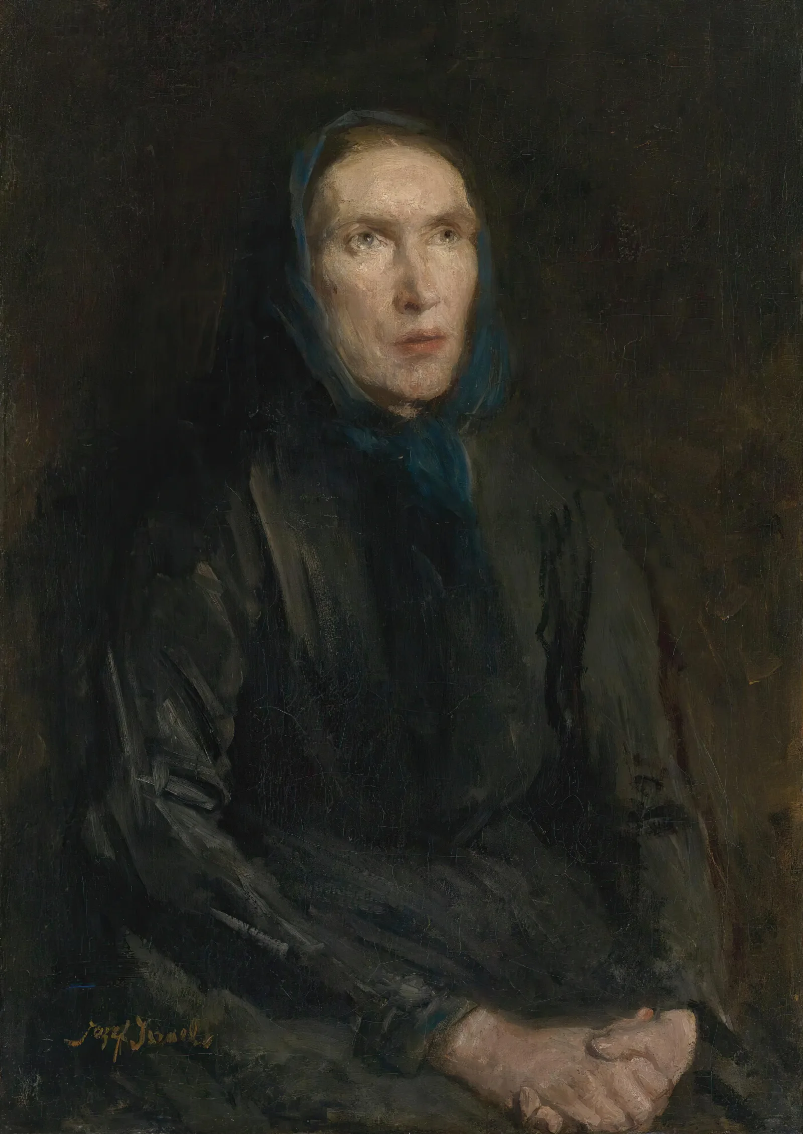 Mater Dolorosa 6 Wall Art by Jozef Israëls - Canvas Print