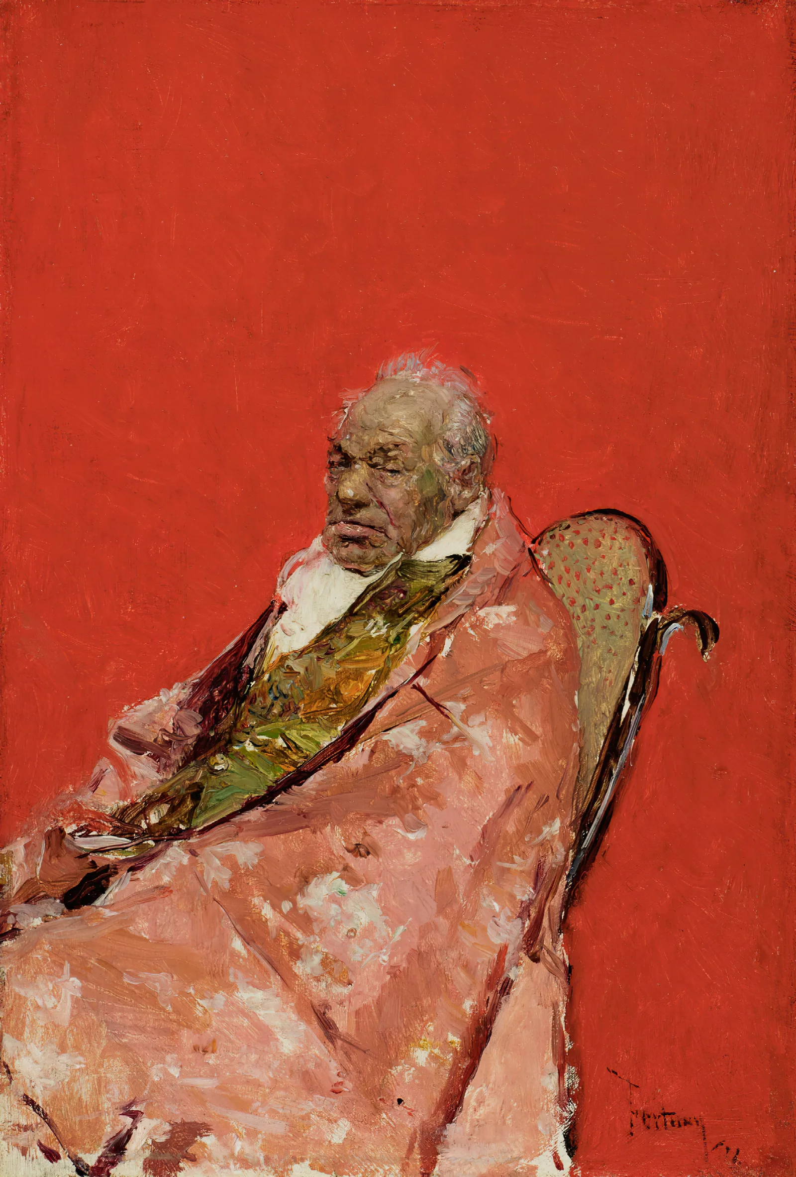 An Ecclesiastic Wall Art by Mariano Fortuny Marsal - Canvas Print