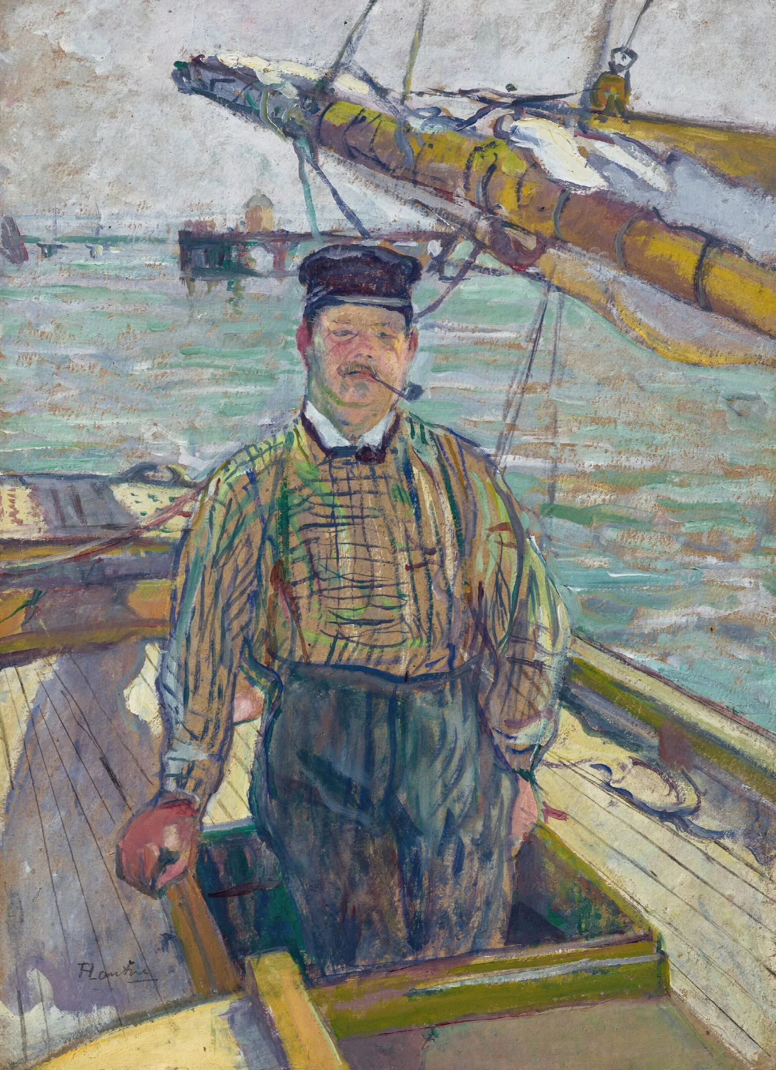 Monsieur Emile Davoust Wall Art by Henri de Toulouse-Lautrec - Canvas Print