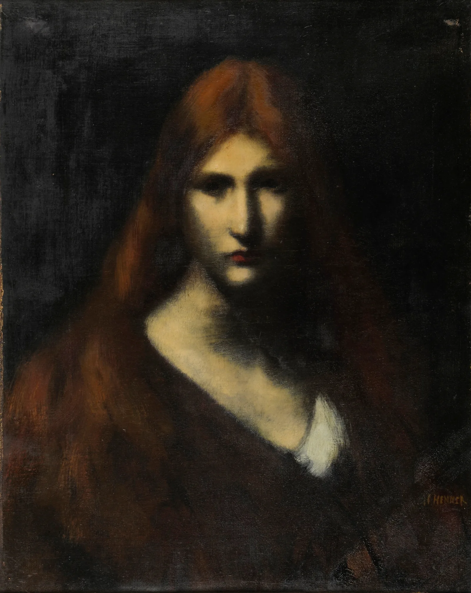 Fabiola Wall Art by Jean-Jacques Henner - Canvas Print