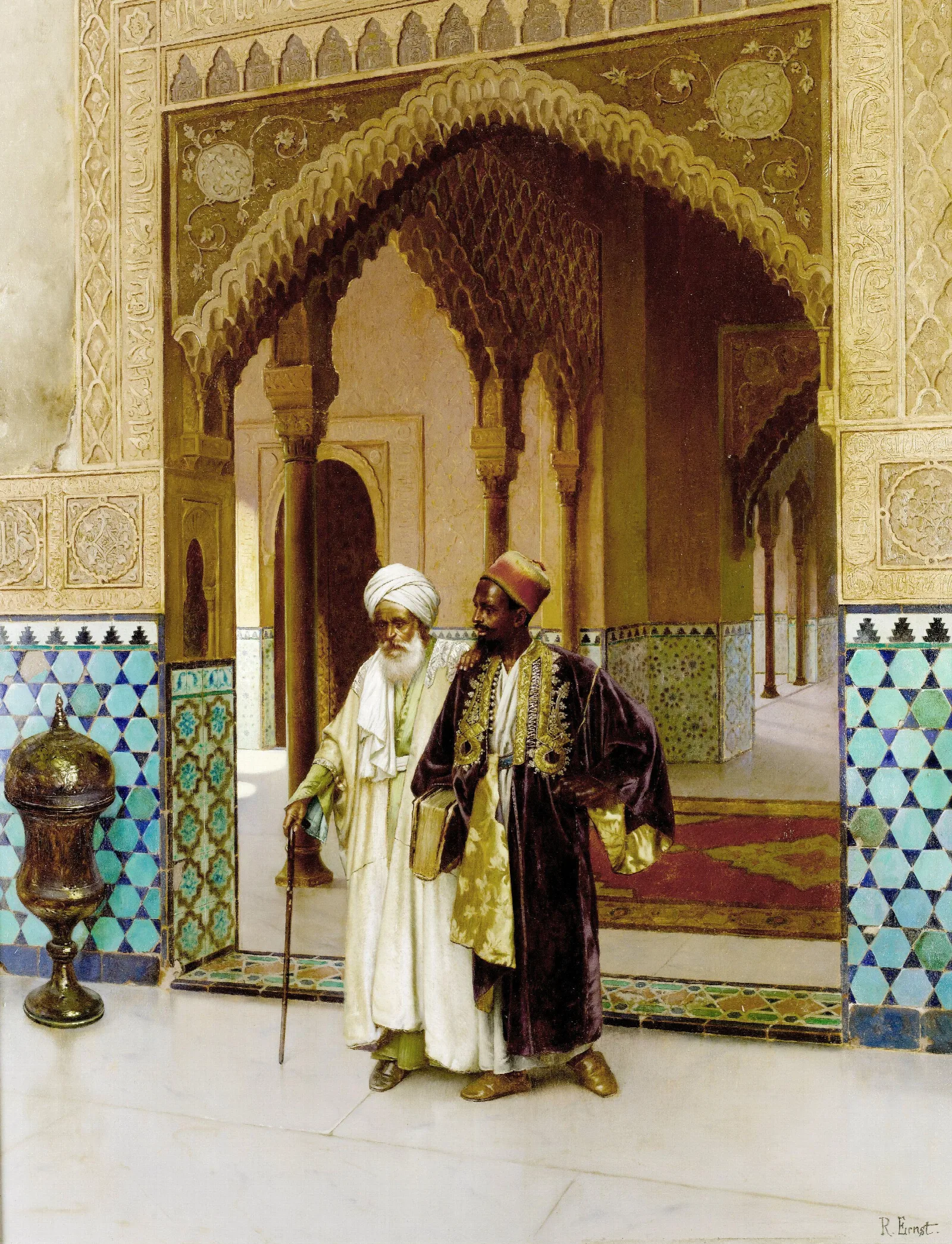 After Prayers Wall Art by Rudolf Ernst - Canvas Print
