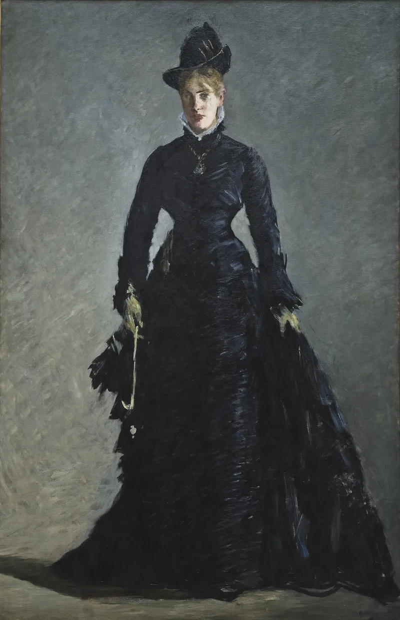 A Parisian Lady 2 Wall Art by Édouard Manet - Canvas Print