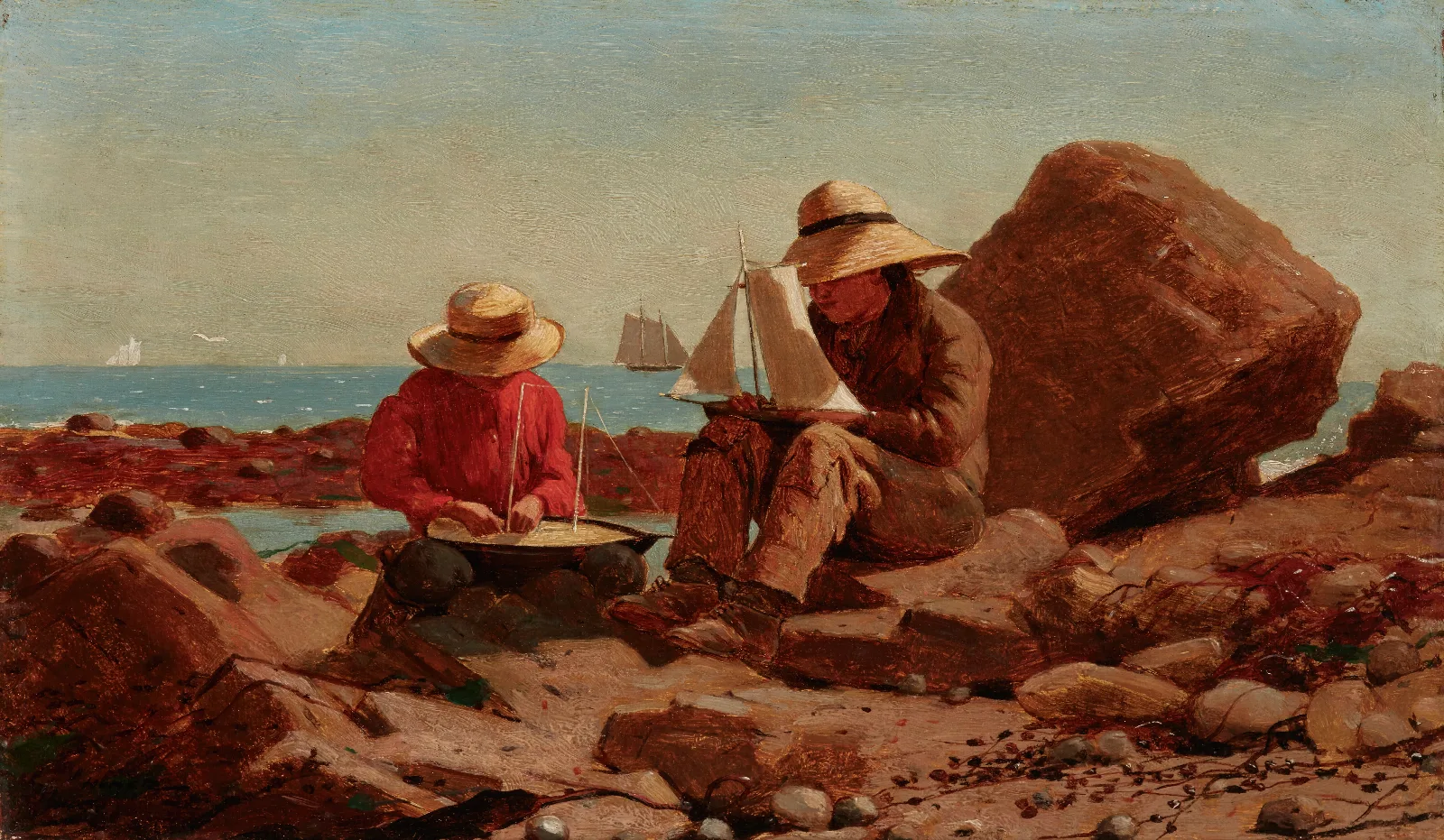 The Boat Builders Wall Art by Winslow Homer - Canvas Print