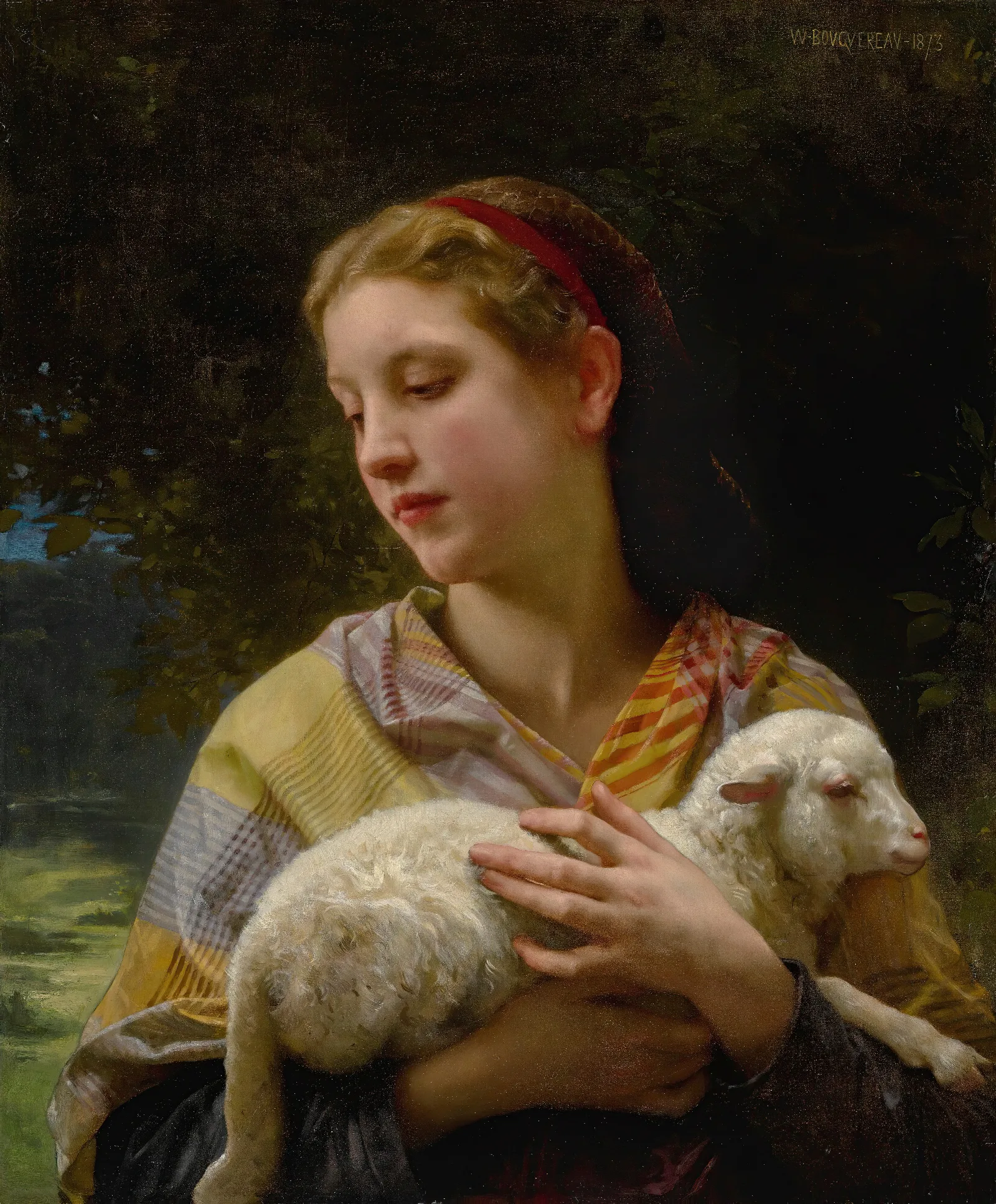 Innocence 2 Wall Art by William Bouguereau - Canvas Print