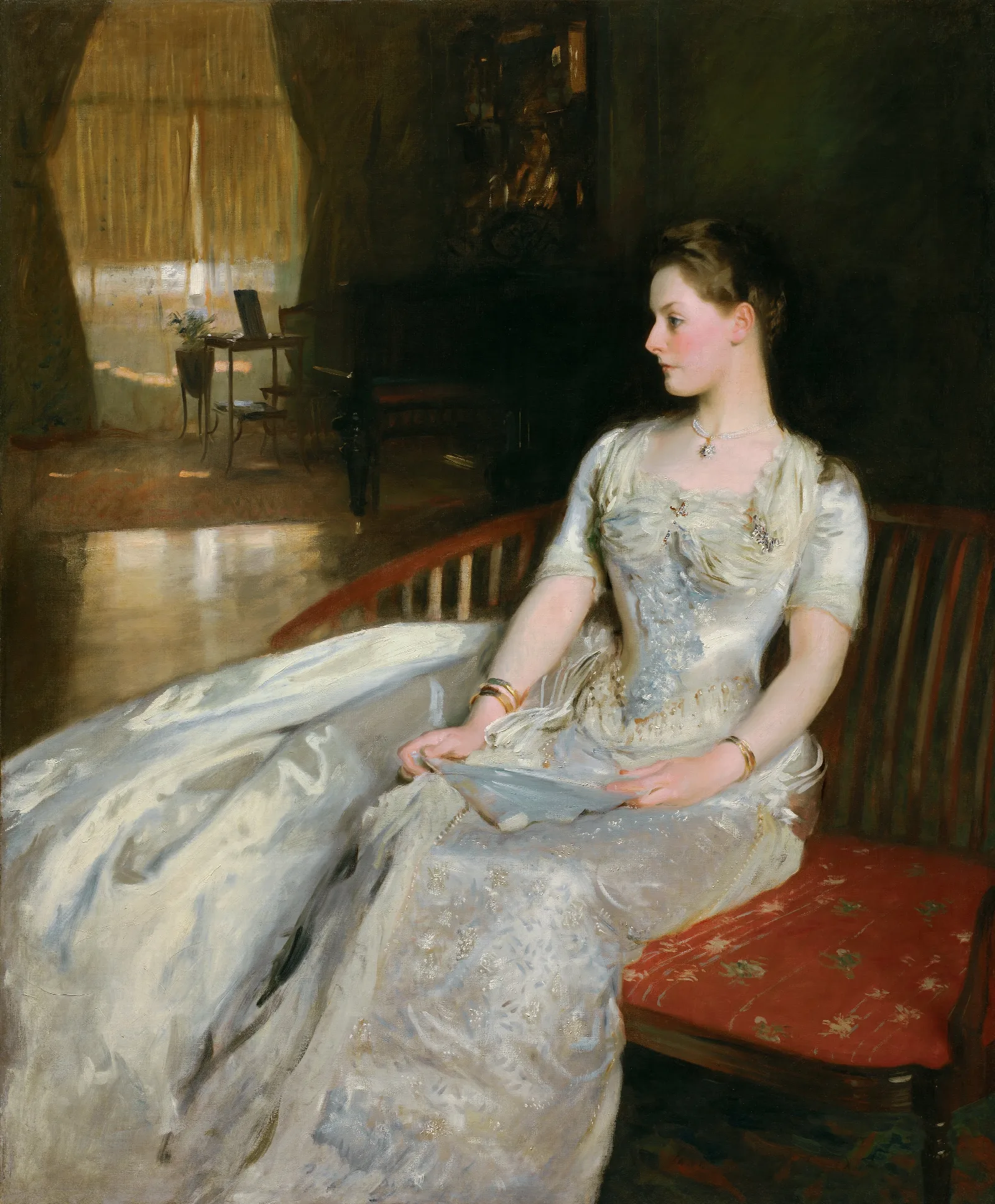 Mrs Cecil Wade Wall Art by John Singer Sargent - Canvas Print