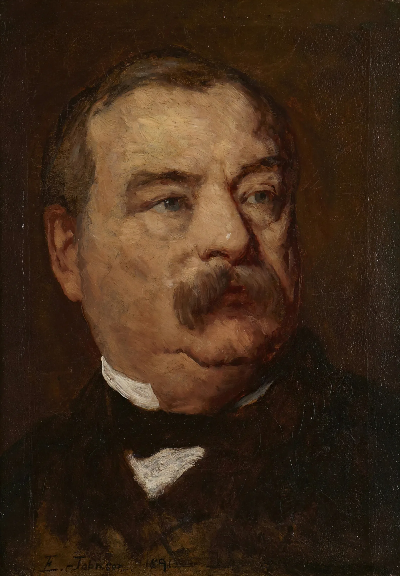 Grover Cleveland 3 Wall Art by Thomas Eakins - Canvas Print