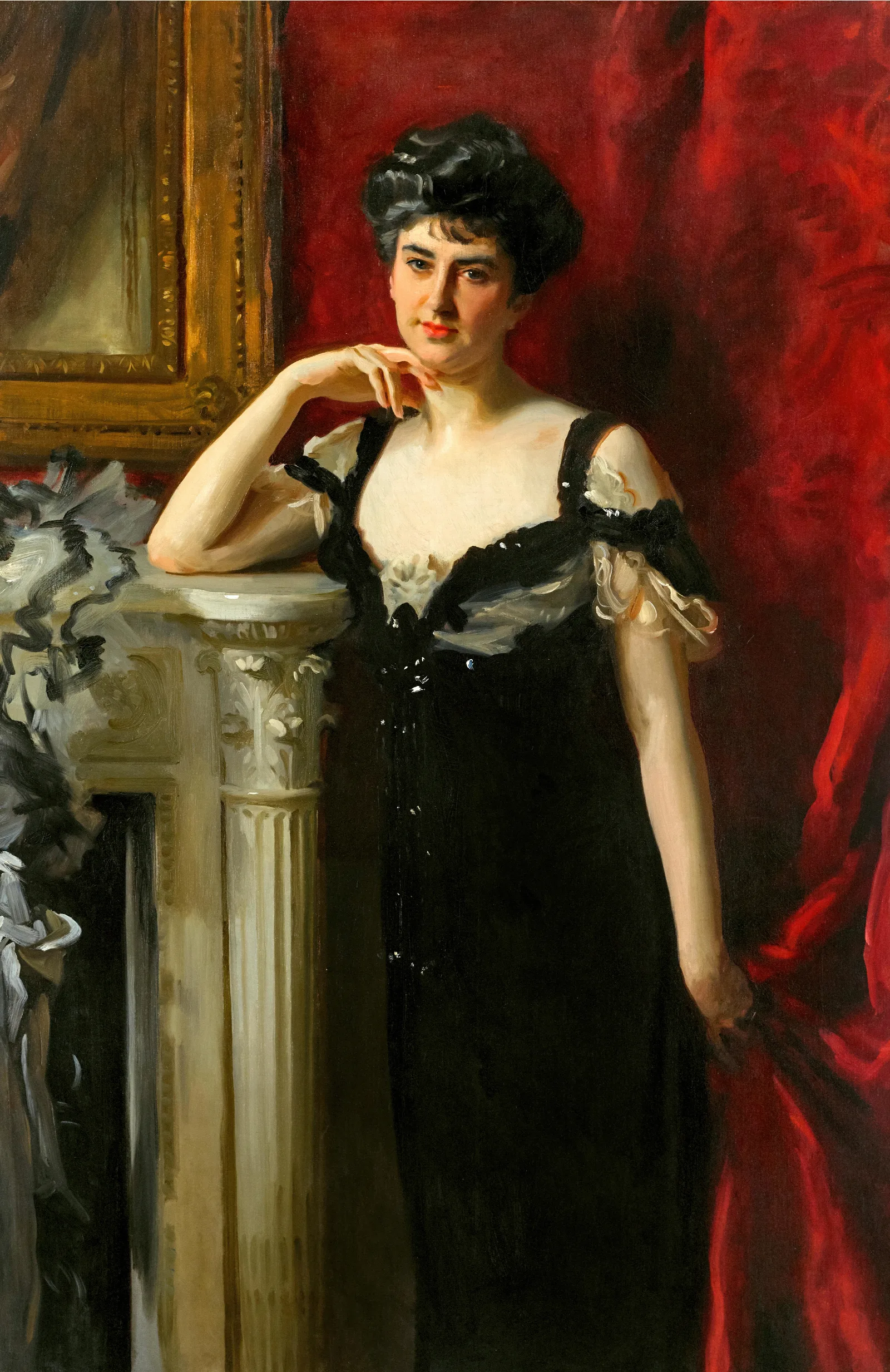 Mrs John C Tomlinson Wall Art by John Singer Sargent - Canvas Print