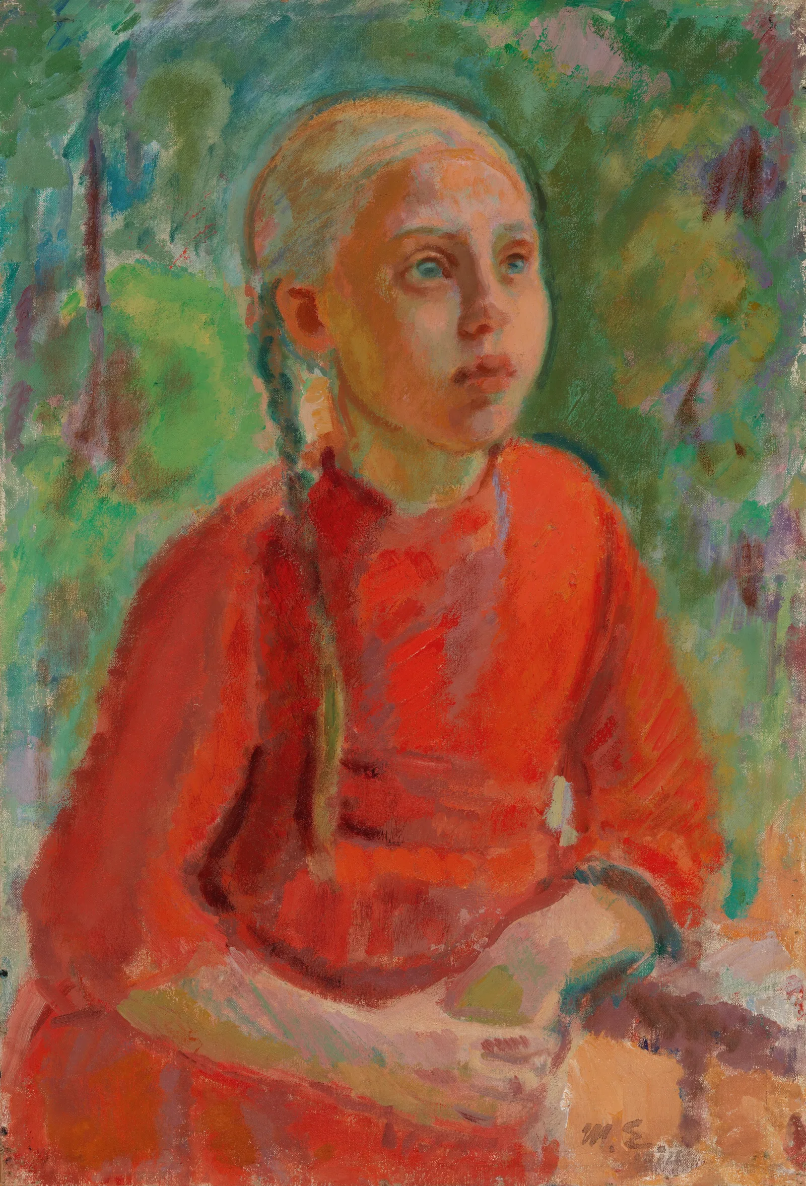 Lempi From Kuorsalo Wall Art by Magnus Enckell - Canvas Print