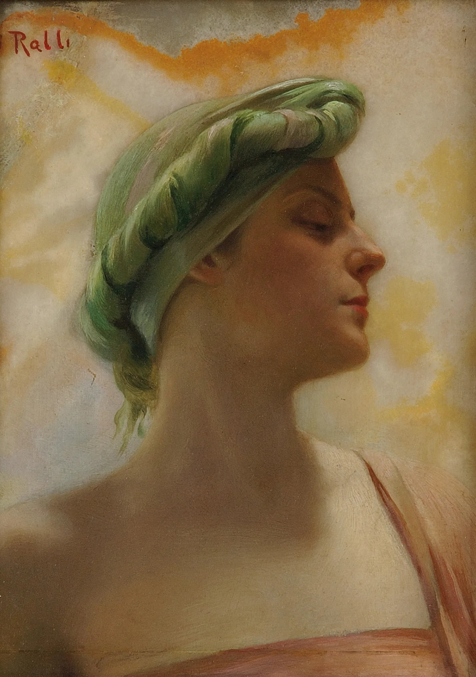 An Oriental Beauty 4 Wall Art by Theodoros Ralli - Canvas Print
