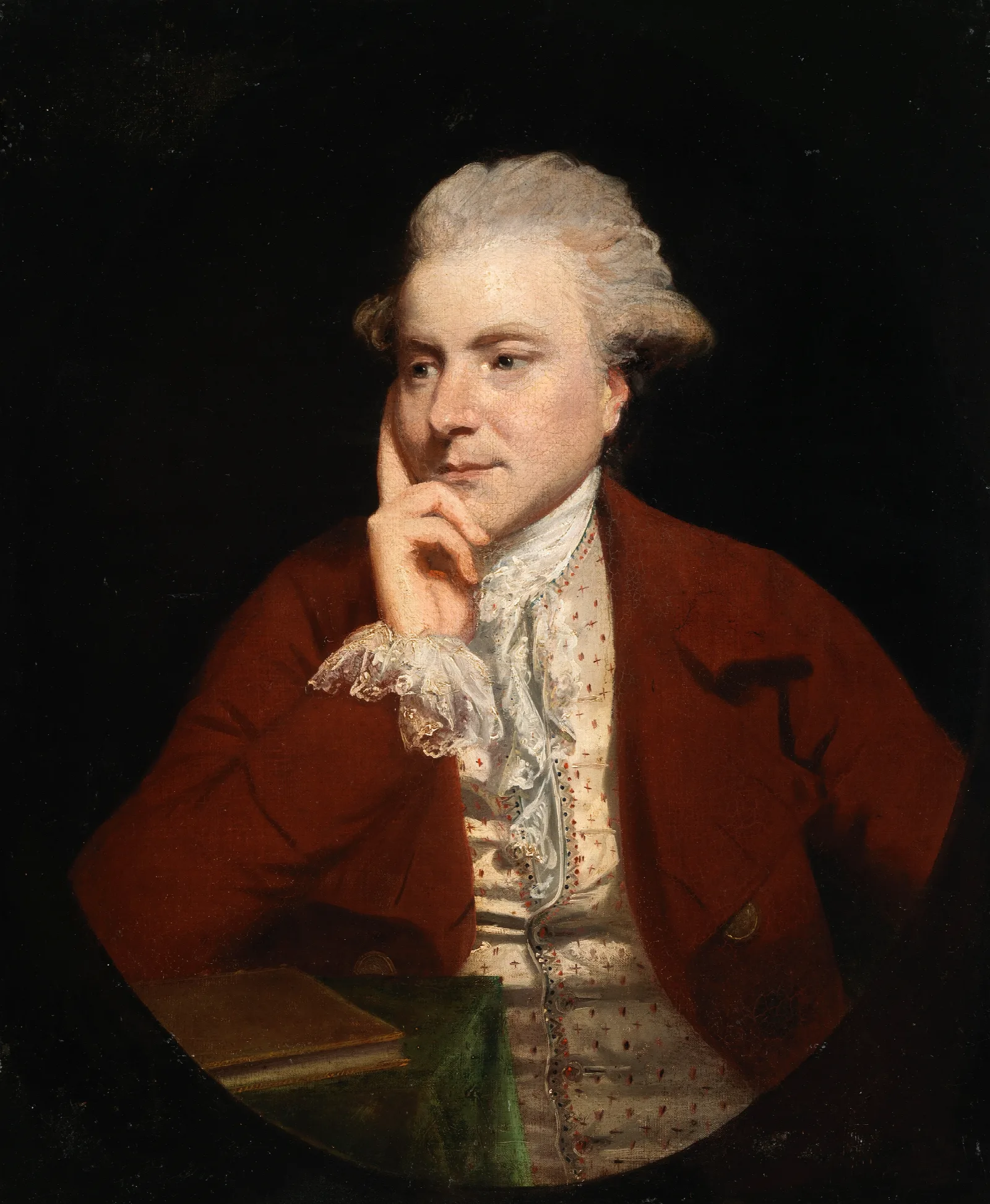 Richard Malone Lord Sunderlin Wall Art by Sir Joshua Reynolds - Canvas Print
