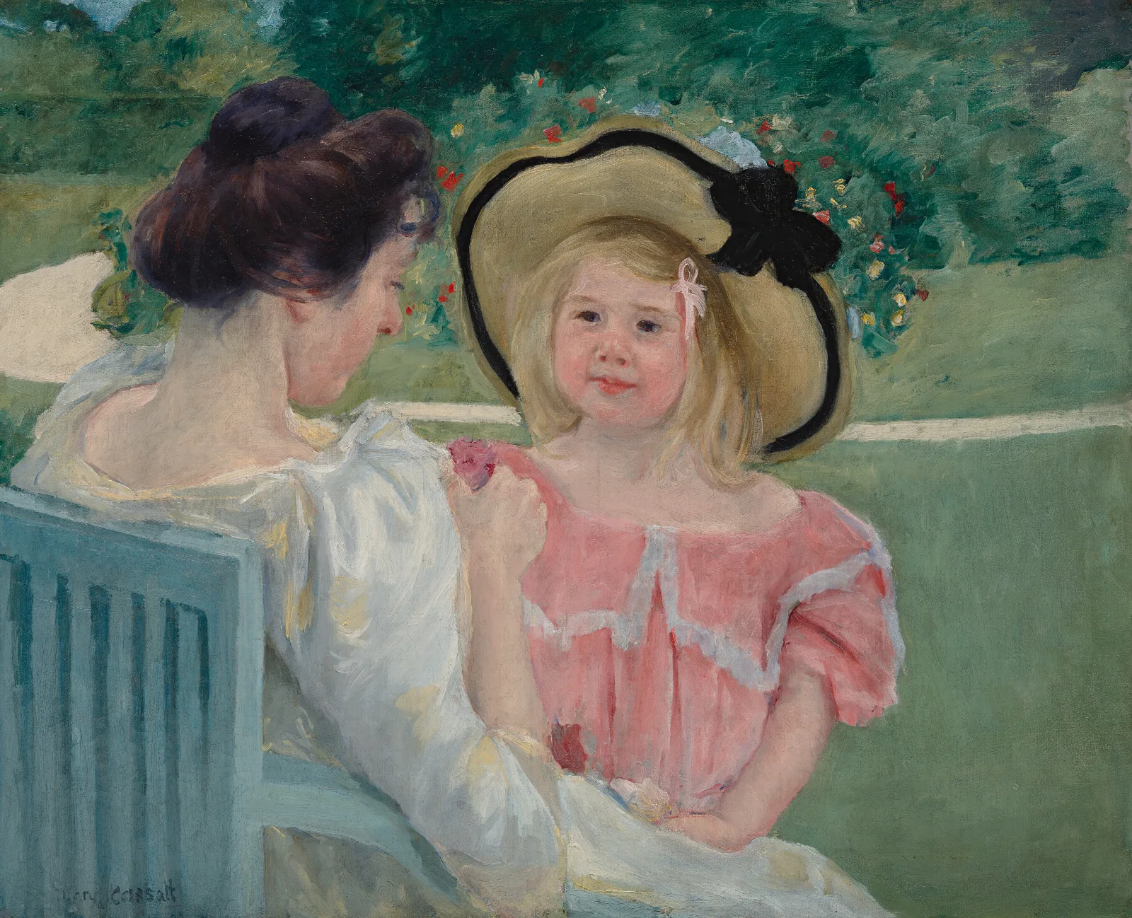 In The Garden 4 Wall Art by Mary Cassatt - Canvas Print