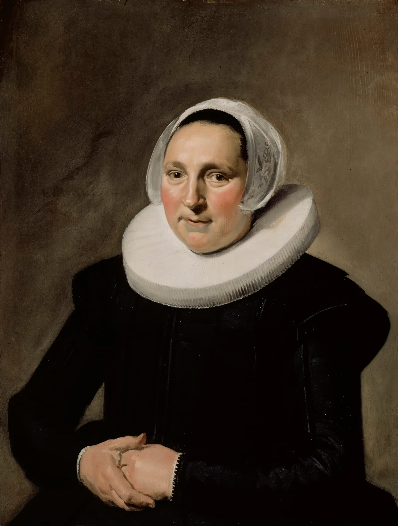 Portrait Of A Woman 89 Wall Art by Frans Hals - Canvas Print