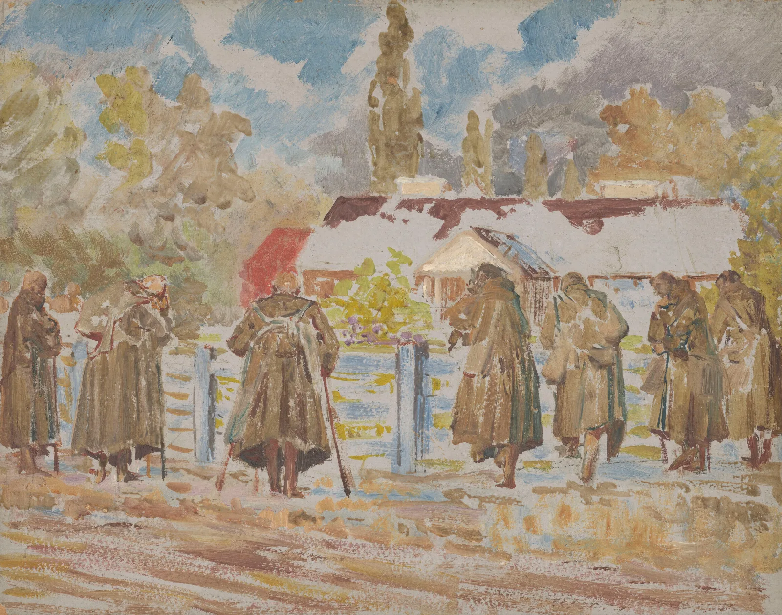 Return Of The Sybiraks Wall Art by Jacek Malczewski - Canvas Print