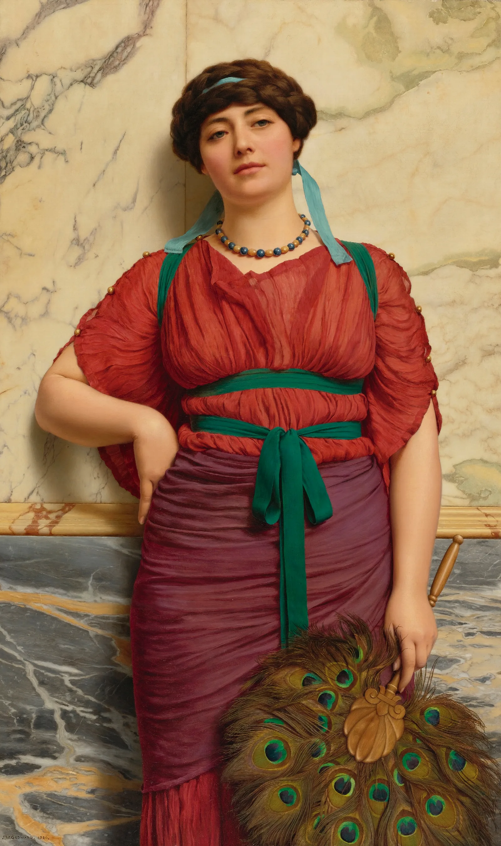 Eurypyle Wall Art by John William Godward - Canvas Print