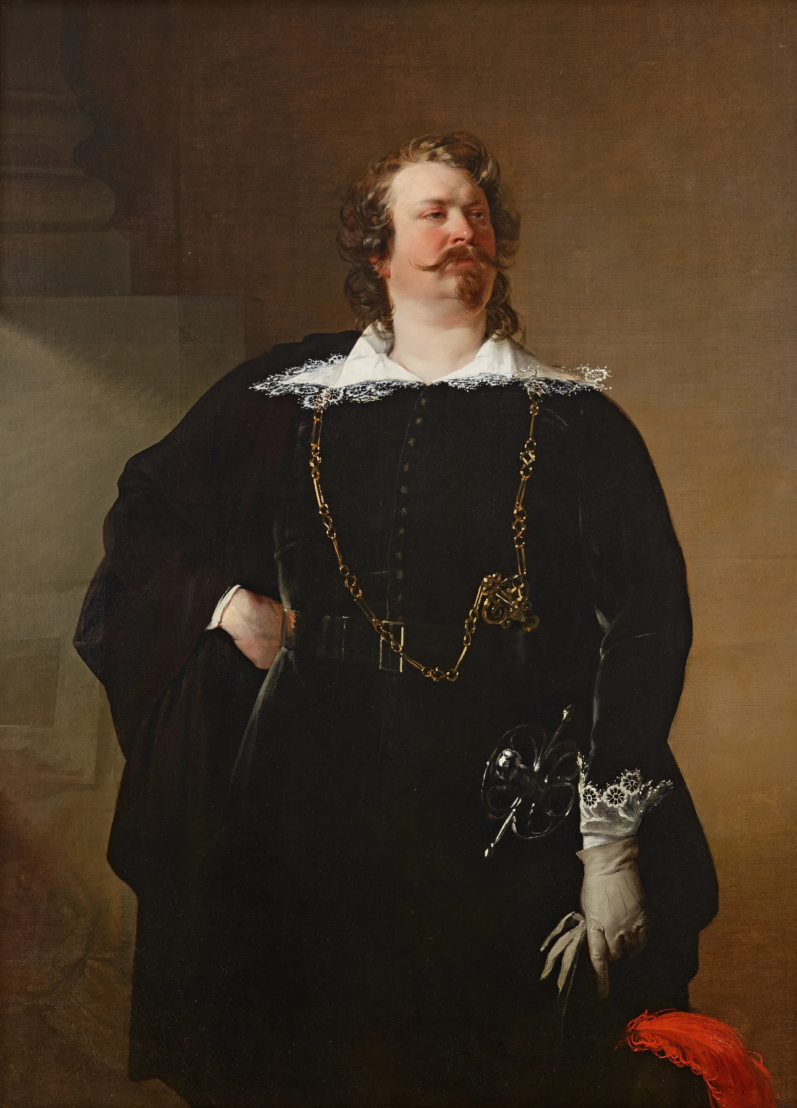 Flamander Burgermeister Baron Pfuel Wall Art by Friedrich von Amerling - Canvas Print