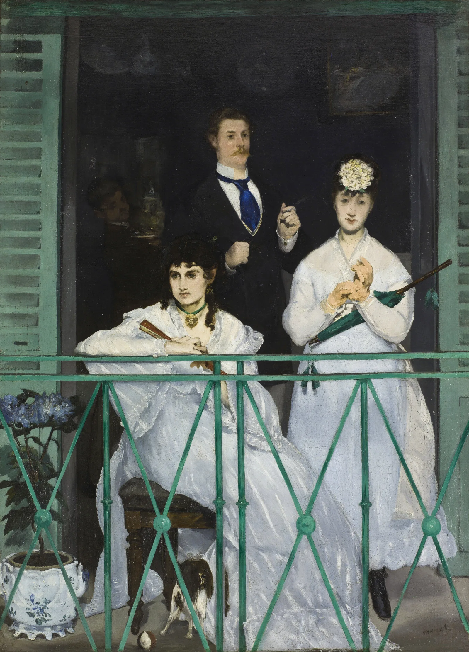 The Balcony 2 Wall Art by Édouard Manet - Canvas Print